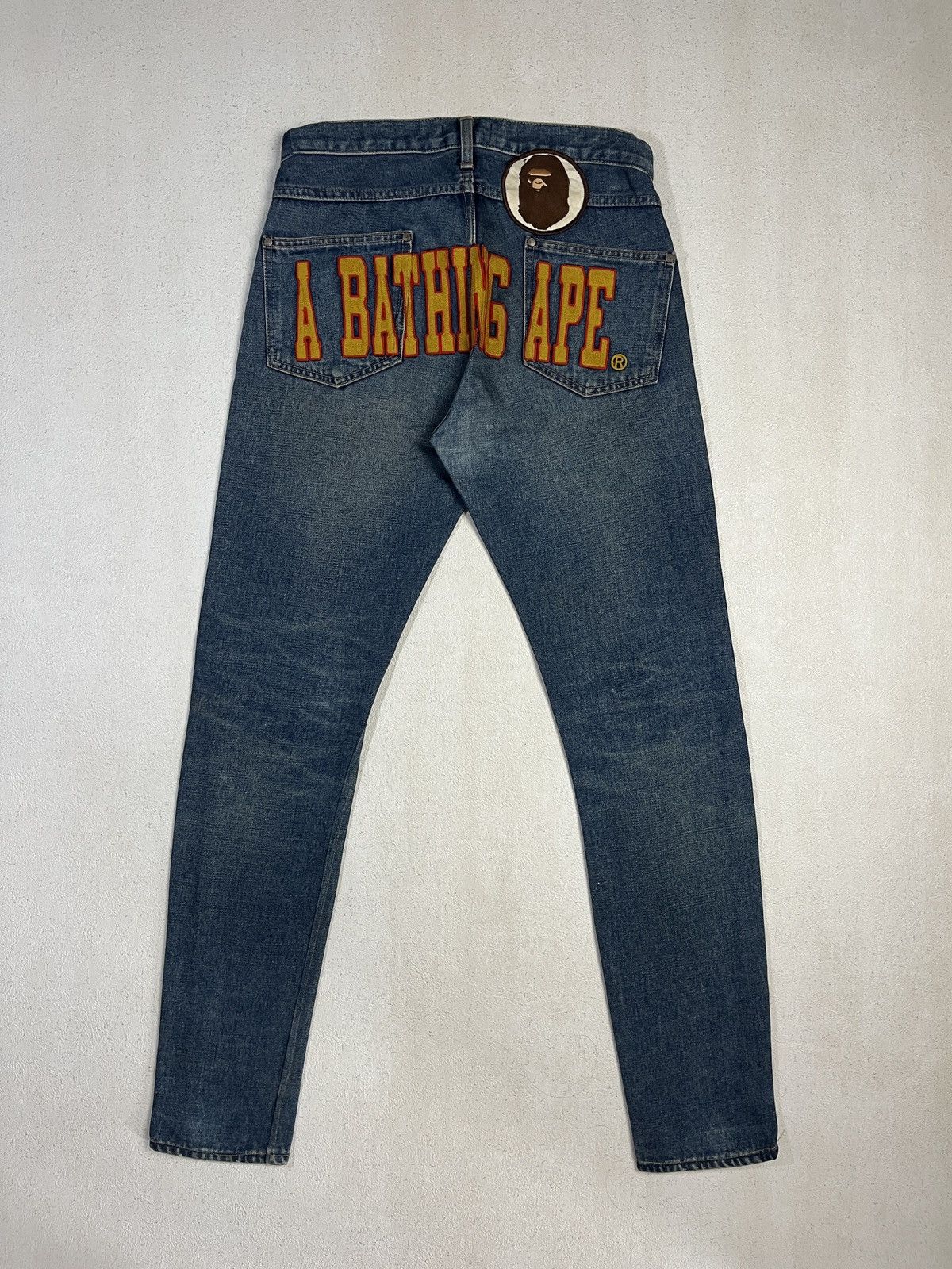 Bape Bape Embroidered Skinny Jeans Size US 30 / EU 46 - 1 Thumbnail