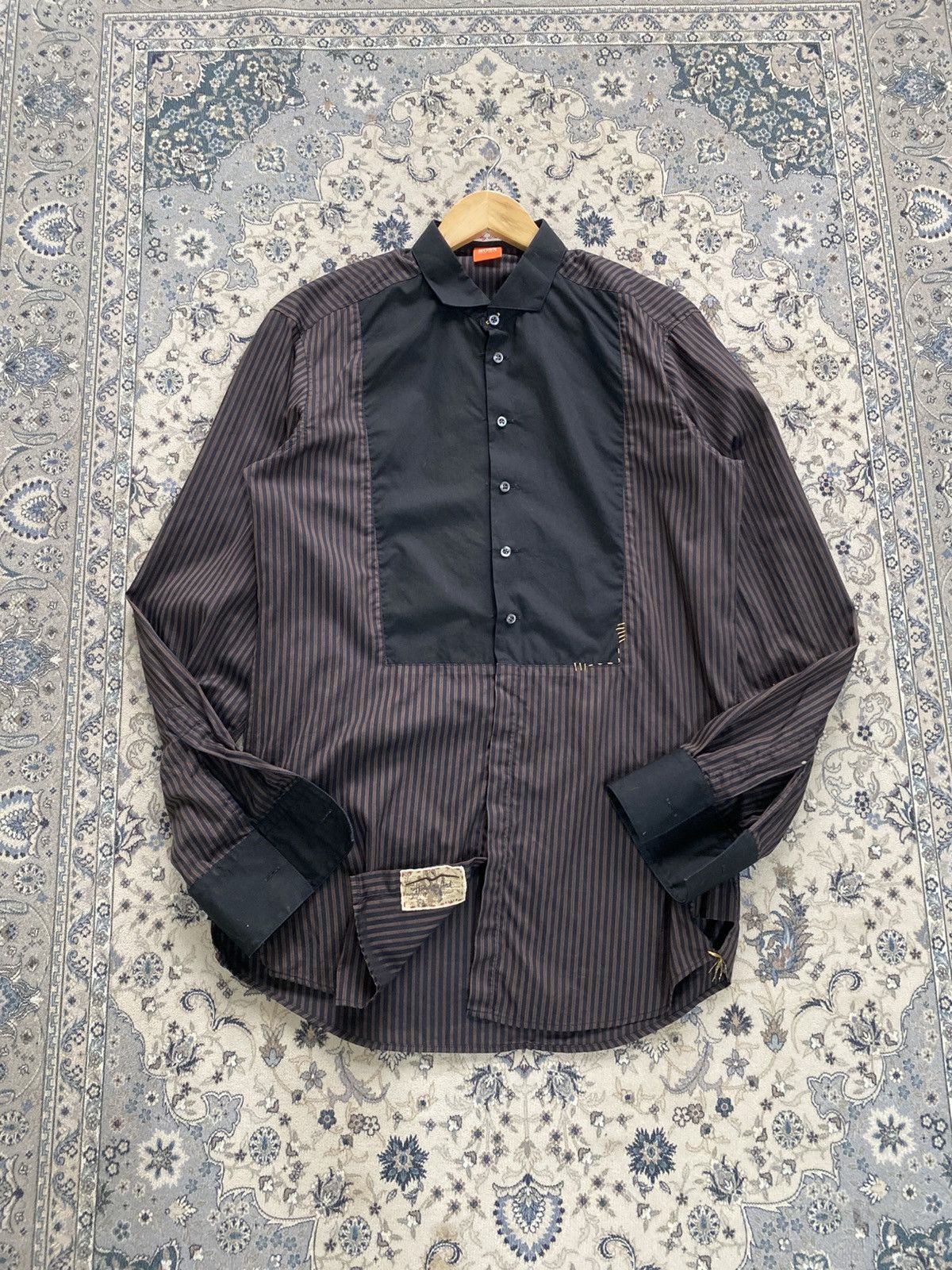 Hugo Boss HUGO BOSS HANDMADE LONGSLEEVE SHIRT DESIGNER Size US M / EU 48-50 / 2 - 1 Thumbnail