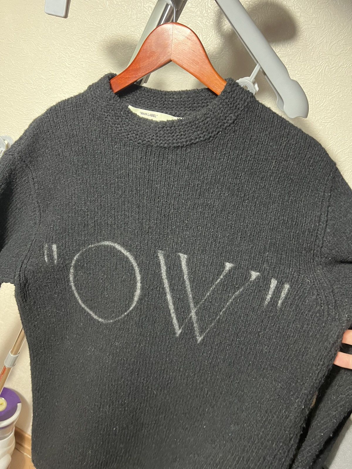 Off-White Off-White “OW” Knit Sweater Size US L / EU 52-54 / 3 - 3 Thumbnail