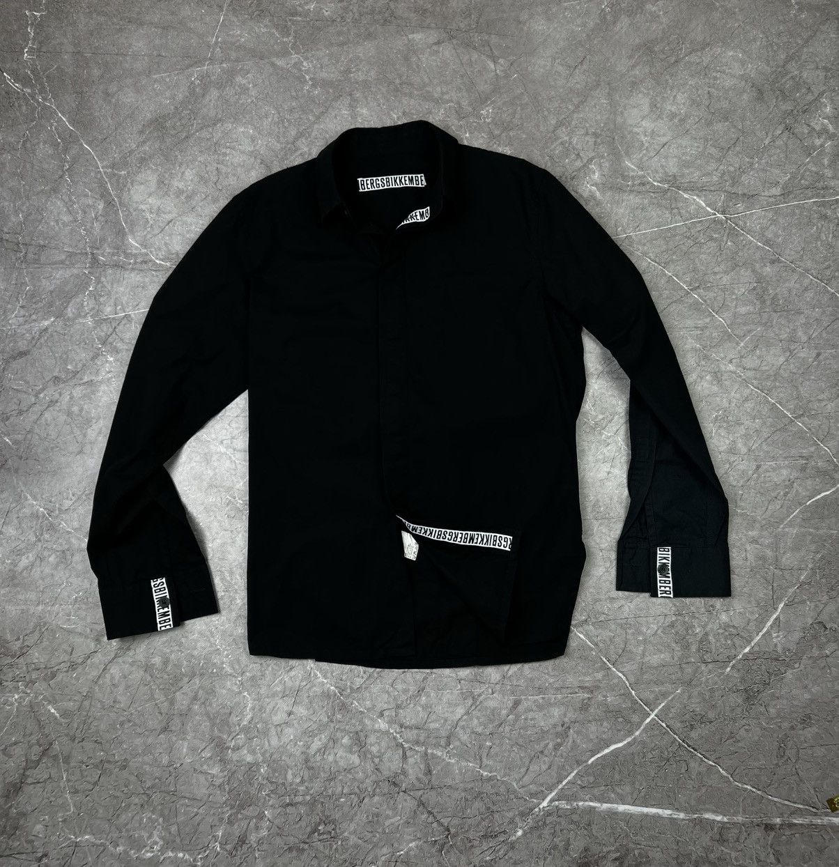 Dirk Bikkembergs Black Shirt Size L