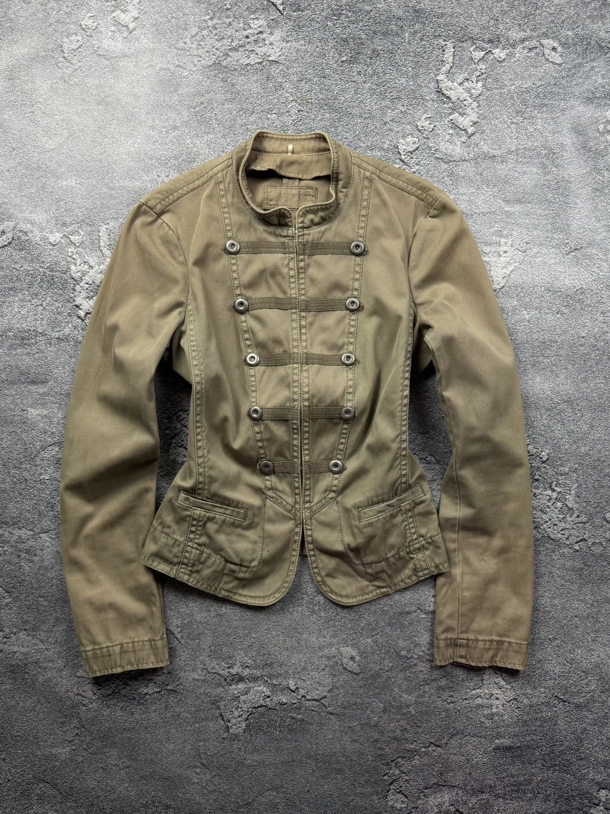 Ann Demeulemeester VNTG Napoleon Button Millitary Jacket Ifsixwasnine Balmain Size M / US 6-8 / IT 42-44 - 3 Thumbnail