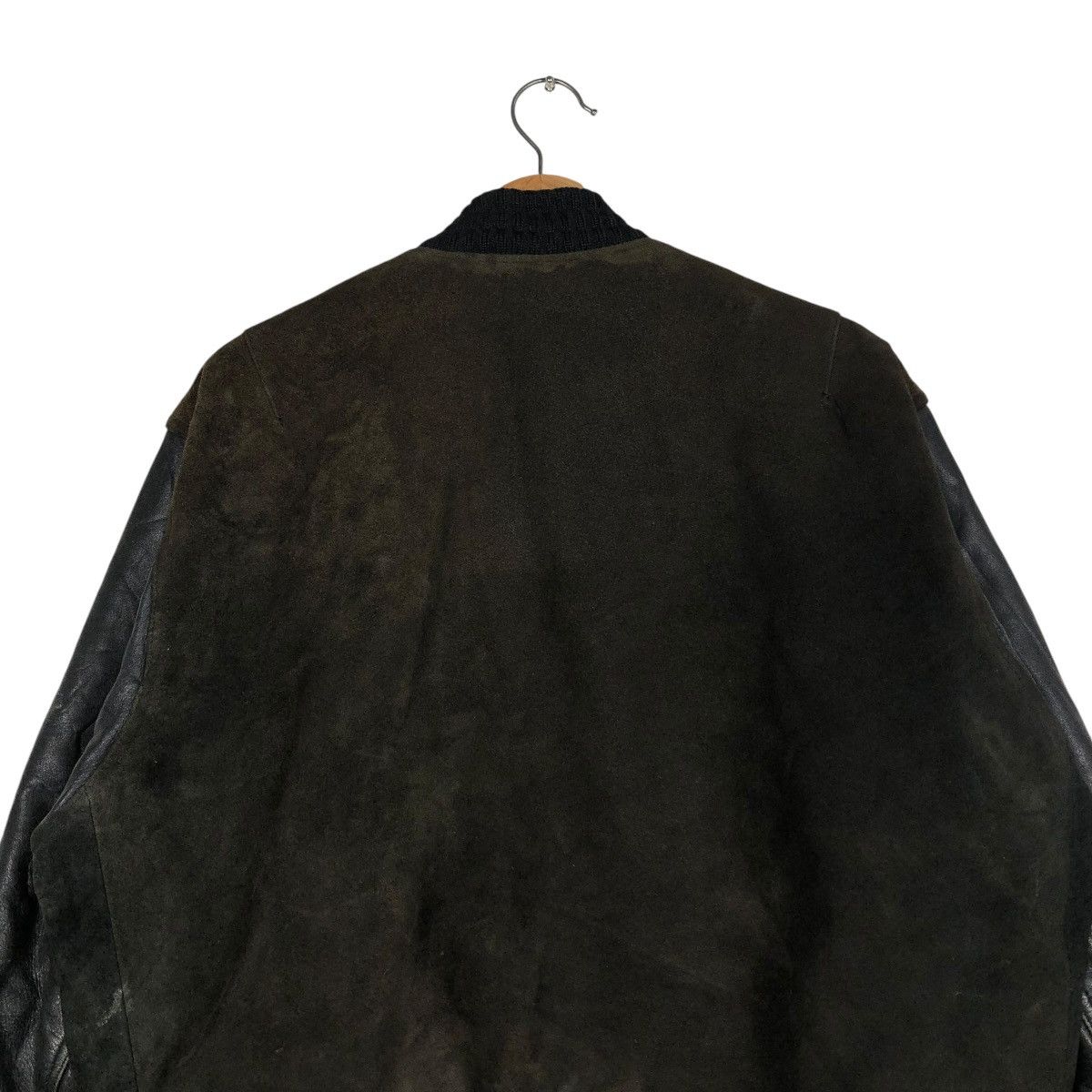 Japanese Brand 🔥VINTAGE BOMBER JACKET LEATHER CROSS COUNTRY ISSEY MIYAKE Size US M / EU 48-50 / 2 - 11 Thumbnail