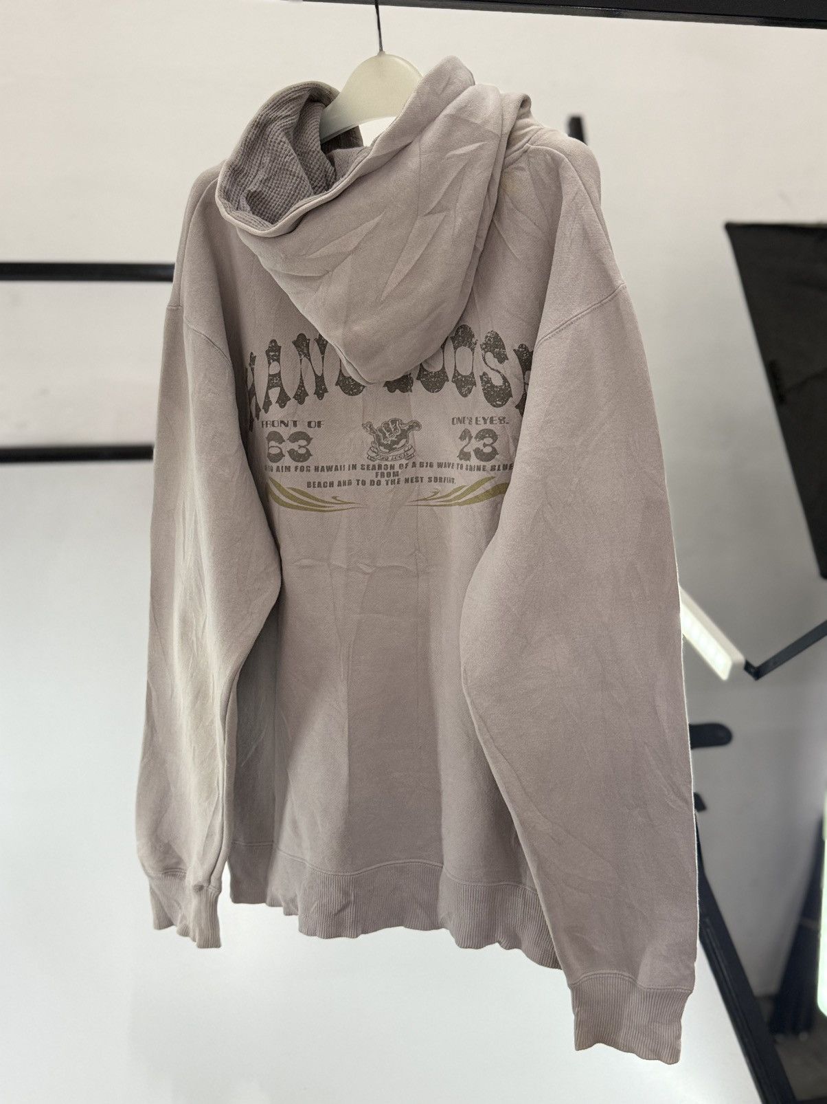 Sun Surf 🔥 Hang Loose Y2K Brazilian Surf Neck Lace-Up Hoodie - LL Size US L / EU 52-54 / 3 - 1 Thumbnail