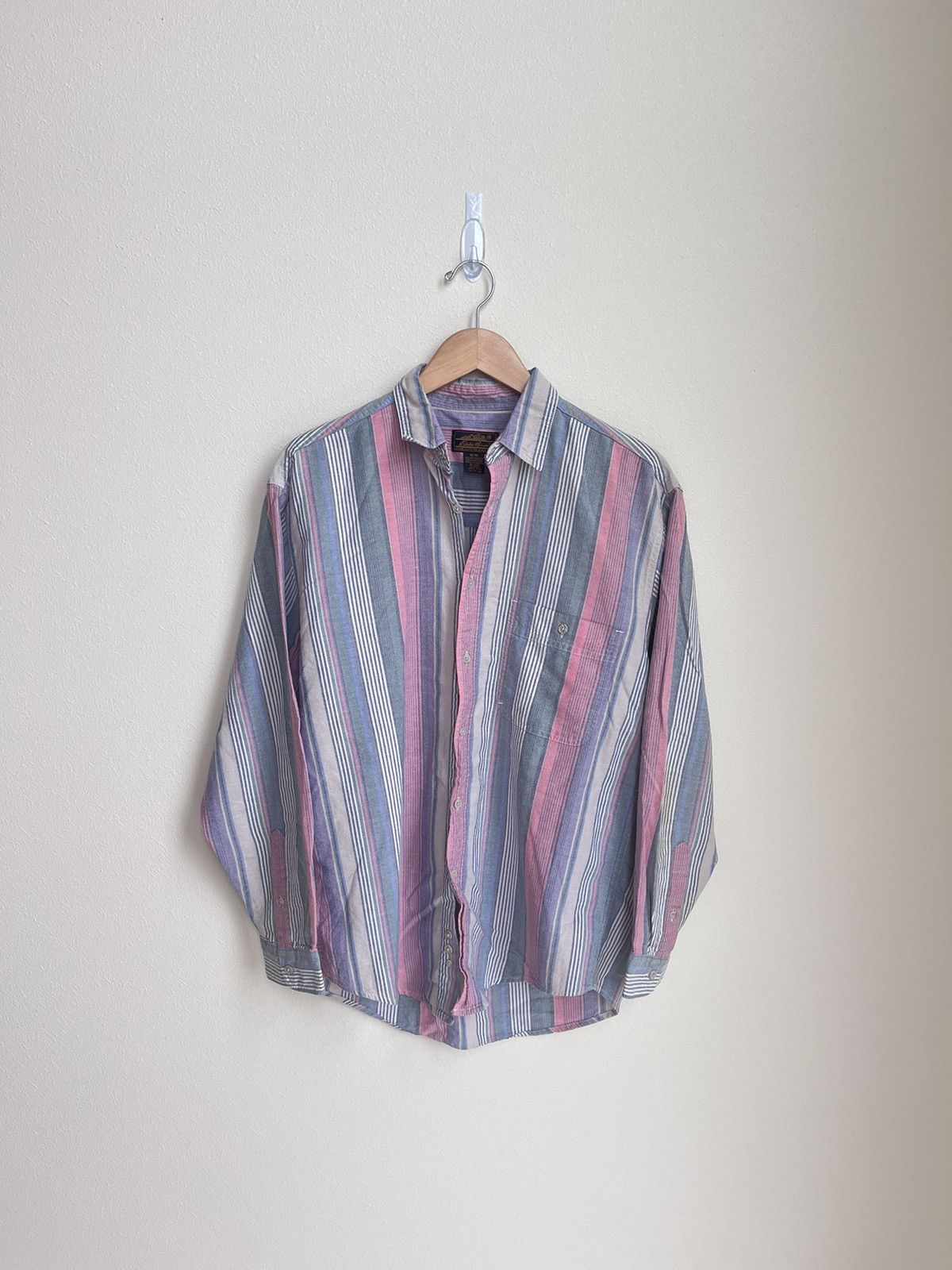 Eddie Bauer Eddie Bauer Multicolor Striped Button Up Size US M / EU 48-50 / 2 - 1 Thumbnail