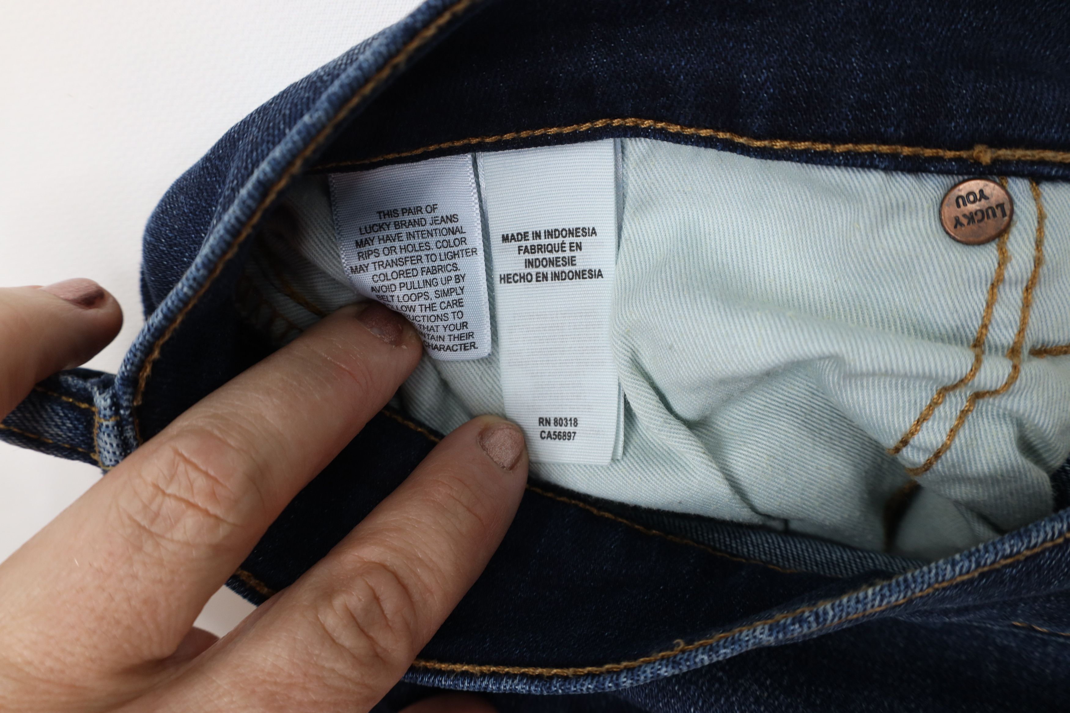 Lucky Brand Vintage Y2K Lucky Brand 181 Relaxed Straight Wide Leg Jeans Size US 36 / EU 52 - 7 Thumbnail