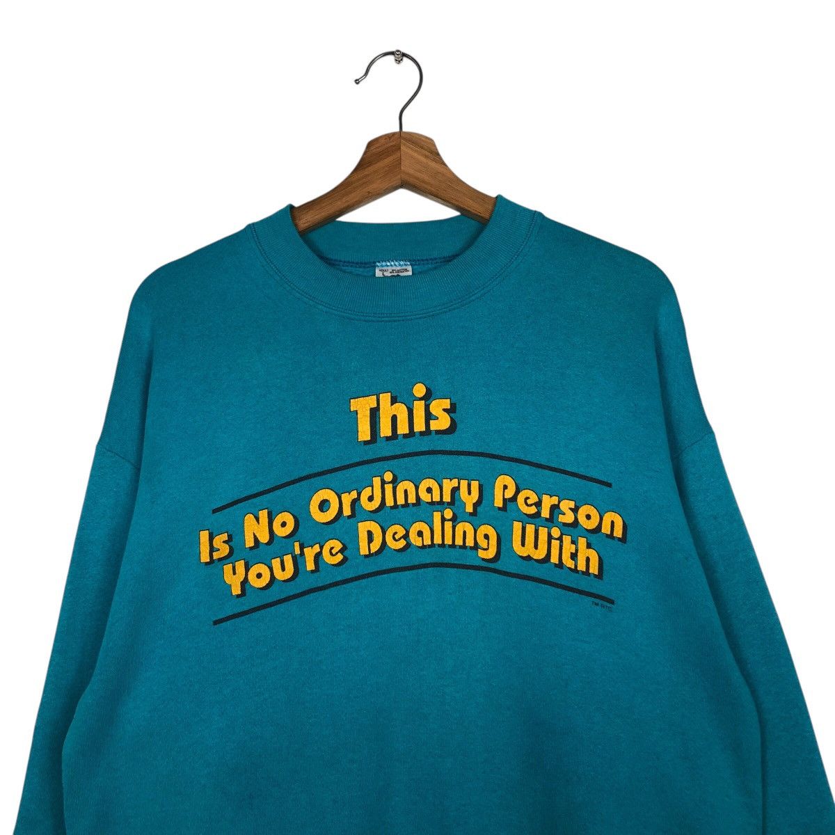 Vintage 📌Vintage Sweatshirt Fruit Of The Loom Clorkwork Band Design Size US L / EU 52-54 / 3 - 4 Thumbnail