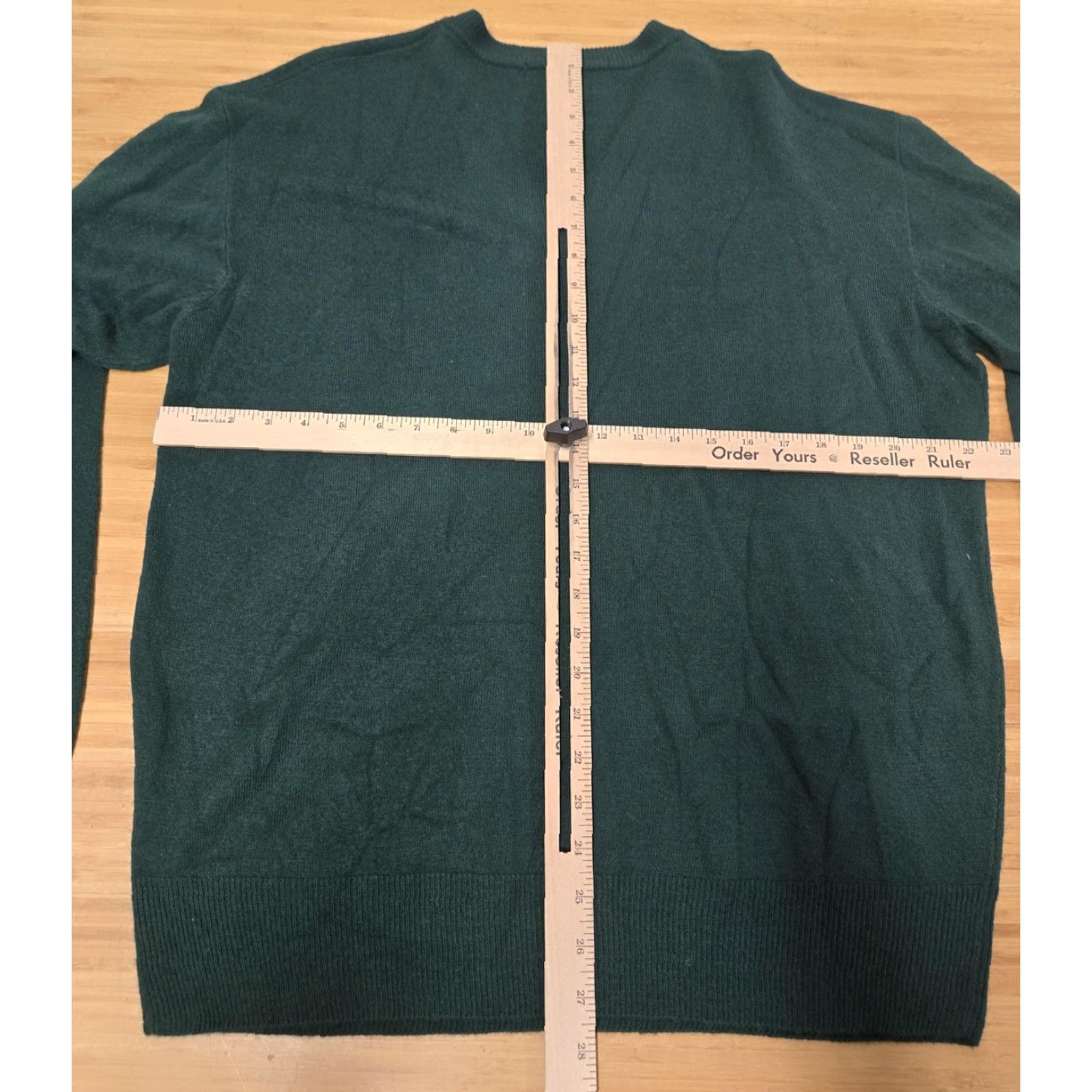 Polo Ralph Lauren Polo Ralph Lauren Sweater Mens XL Green Cashmere V-Neck Golf Crest Pullover Knit Size US XL / EU 56 / 4 - 7 Thumbnail