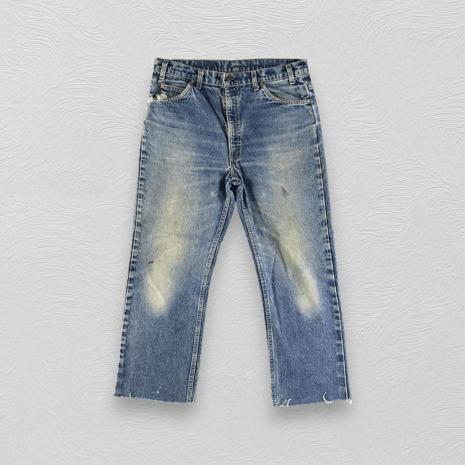 Vintage Levis 517 Jeans Faded Blue Denim KJ2382