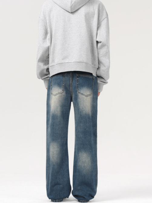 Japanese Brand Vintage washed blue distressed flared jeans y2k Size US 32 / EU 48 - 2 Thumbnail