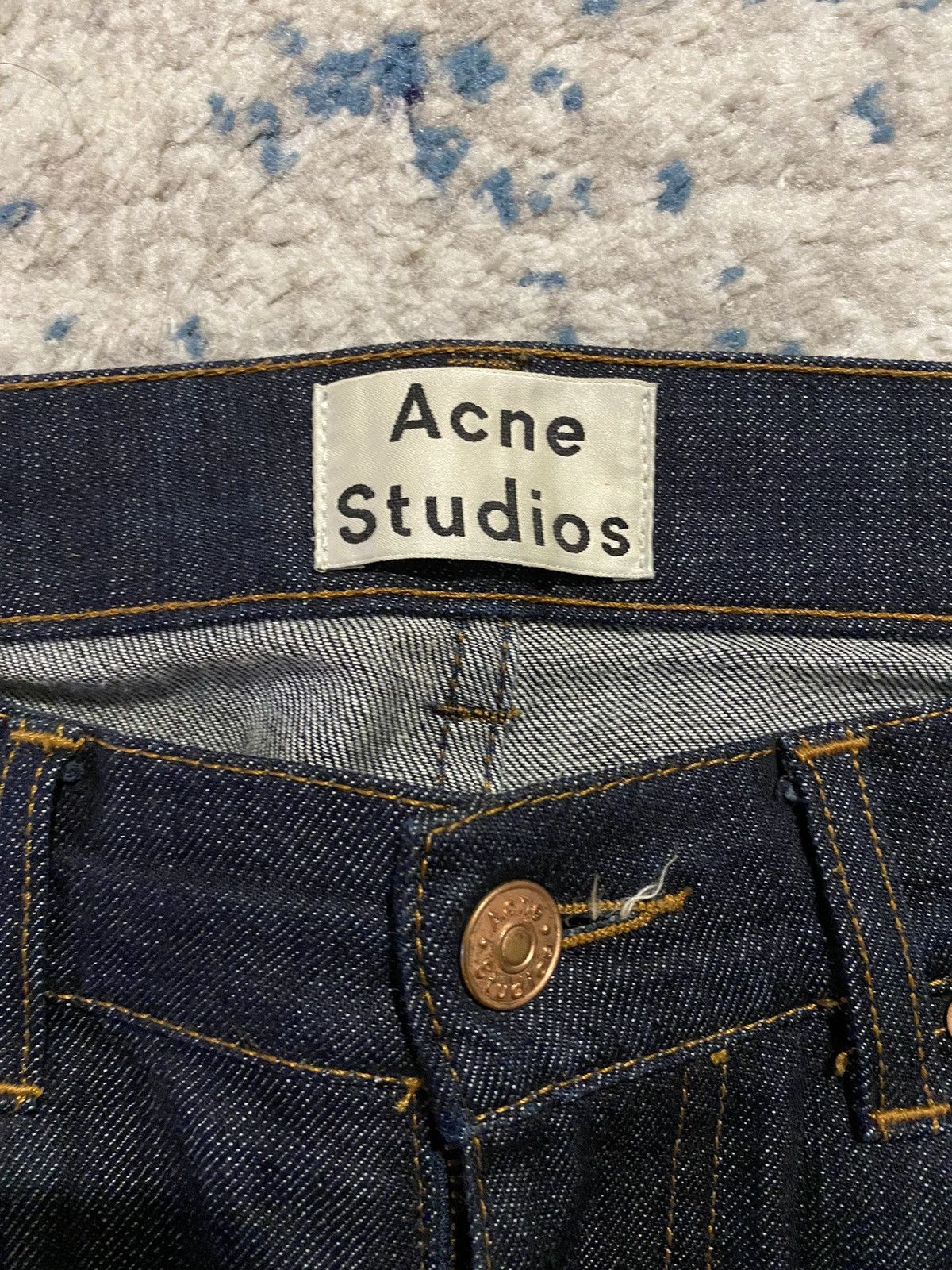 Acne Studios Acne Ace Raw Denim Jean Size US 32 / EU 48 - 2 Thumbnail