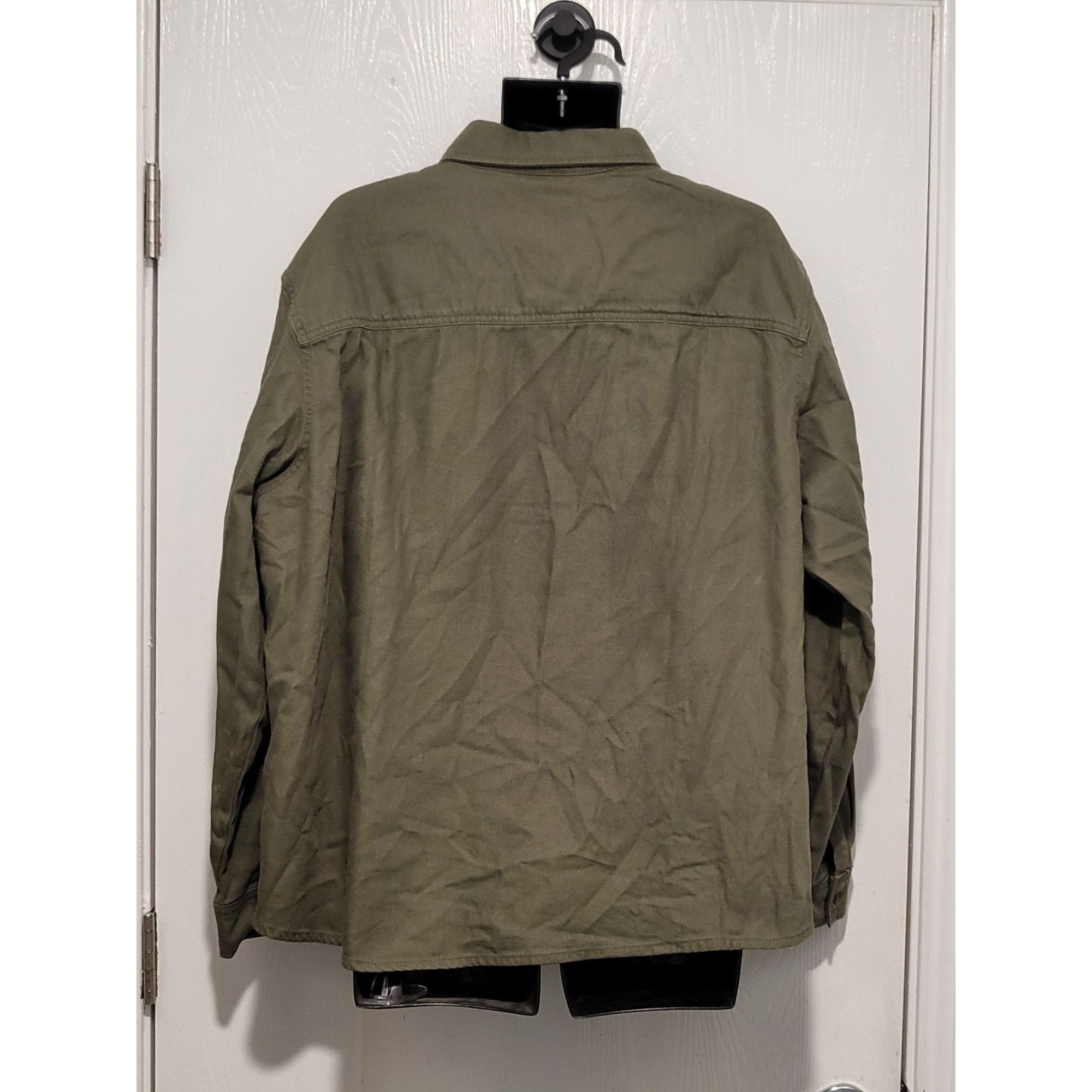 Lucky Brand Lucky Brand Button Down Jacket Men Sz XXL Army Green Heavy C Size US XXL / EU 58 / 5 - 2 Thumbnail