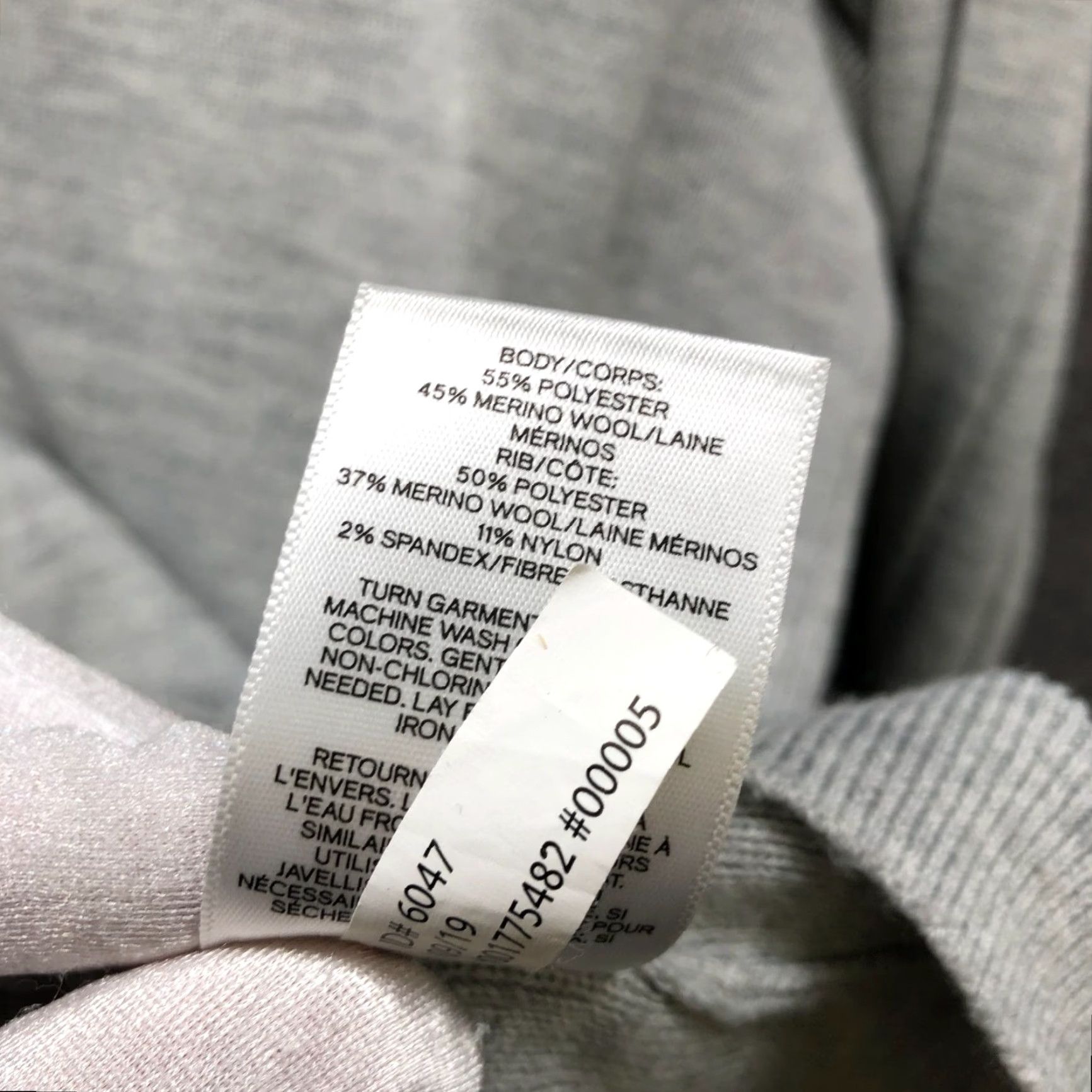 Express Express Merino Wool Blend Sweater Mens M Light Gray Crewneck Stretch Size US M / EU 48-50 / 2 - 4 Thumbnail