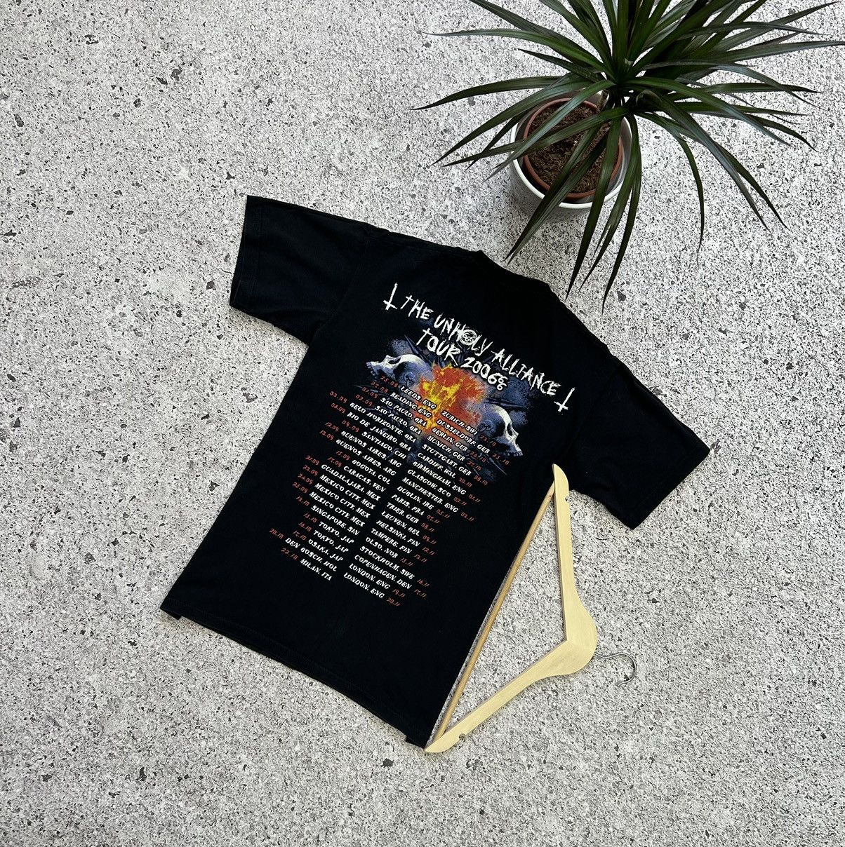 Band Tees Vintage Slayer The Unholy Alliance Tour 2006 T-Shirt Y2K Size US S / EU 44-46 / 1 - 2 Thumbnail
