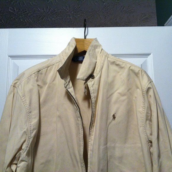 Polo Ralph Lauren POLO RALPH LAUREN MEN'S BEIGE 100%COTTON JACKET SIZE: XL Size US XL / EU 56 / 4 - 4 Thumbnail