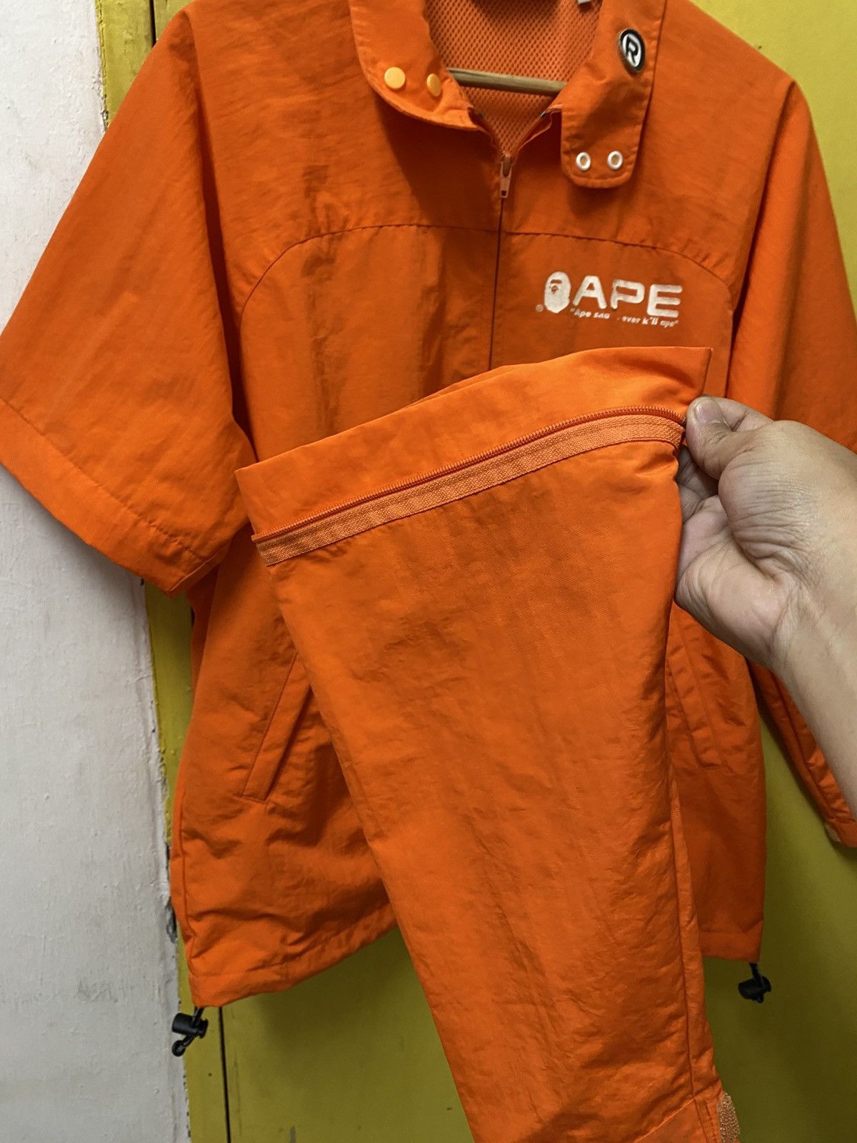Bape Vintage a bathing ape Jaket Windbraker Zipper Size US S / EU 44-46 / 1 - 6 Thumbnail