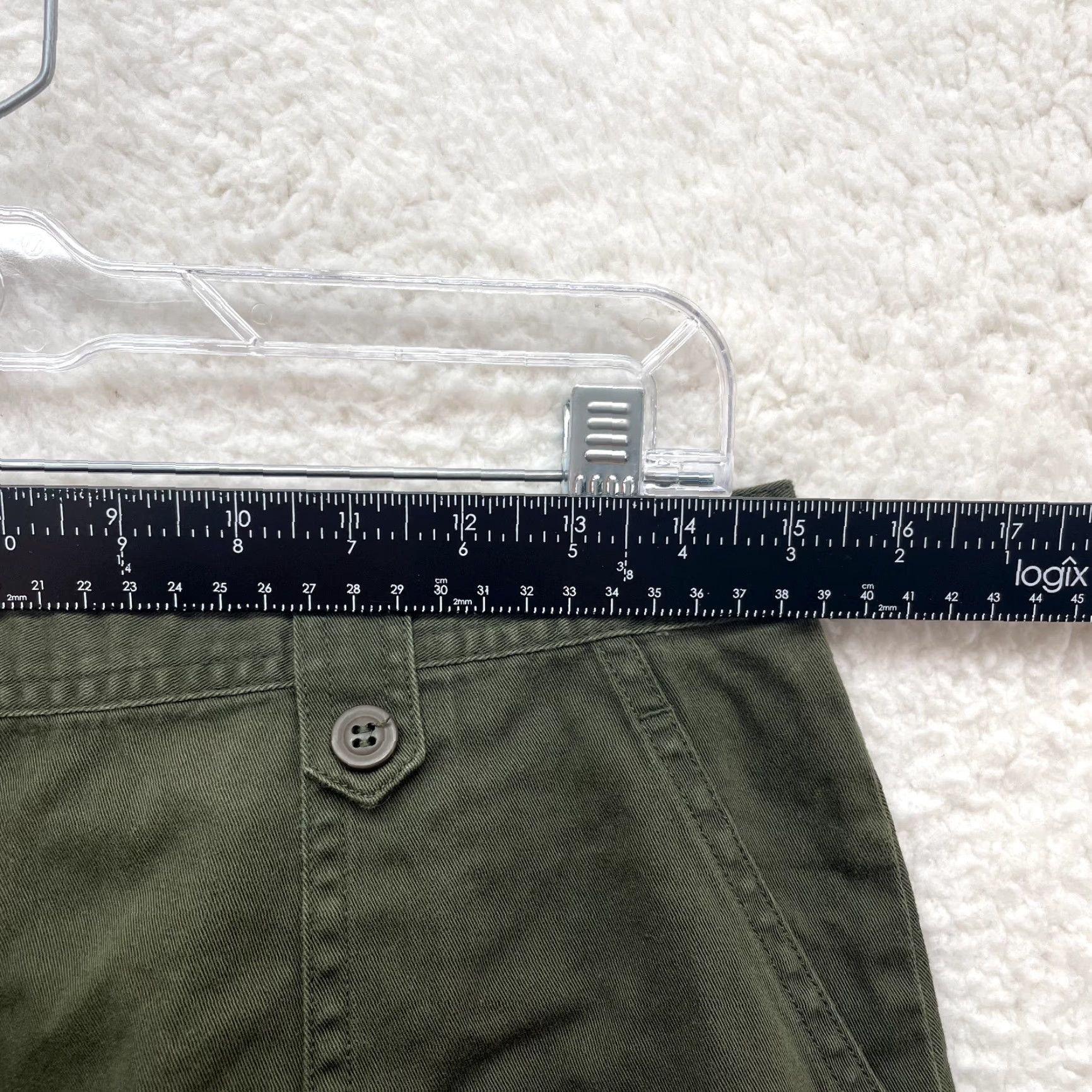 Vintage VINTAGE Maxi Skirt 14 XL Army Green Boho Fairy Grunge Whimsigoth Cyber Cargo Women? Size 36" / US 14 / IT 50 - 6 Thumbnail