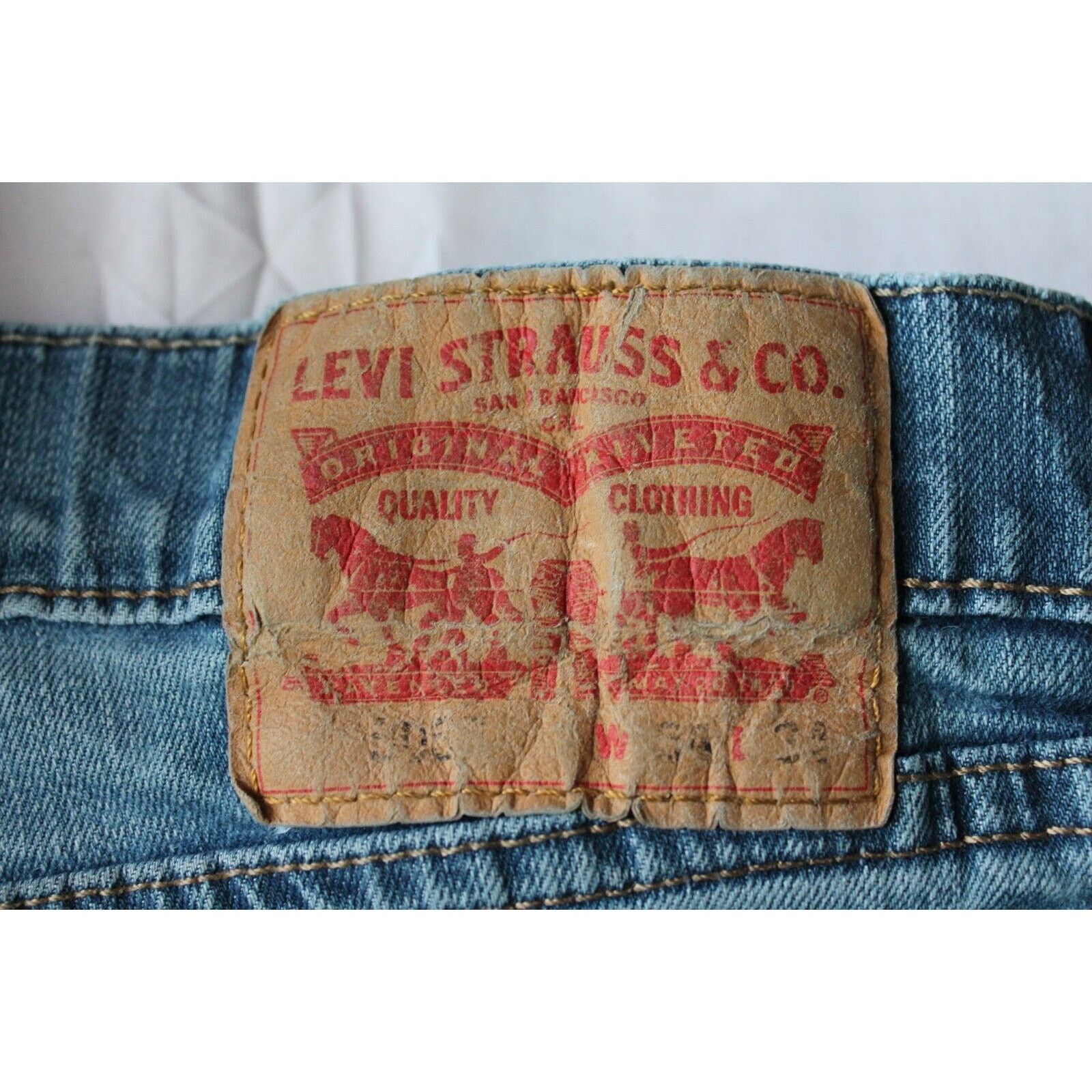 Levi's LEVIS 505 Men Size 34x34 Blue/Straight /medium denim *NICE! Size US 34 / EU 50 - 2 Thumbnail