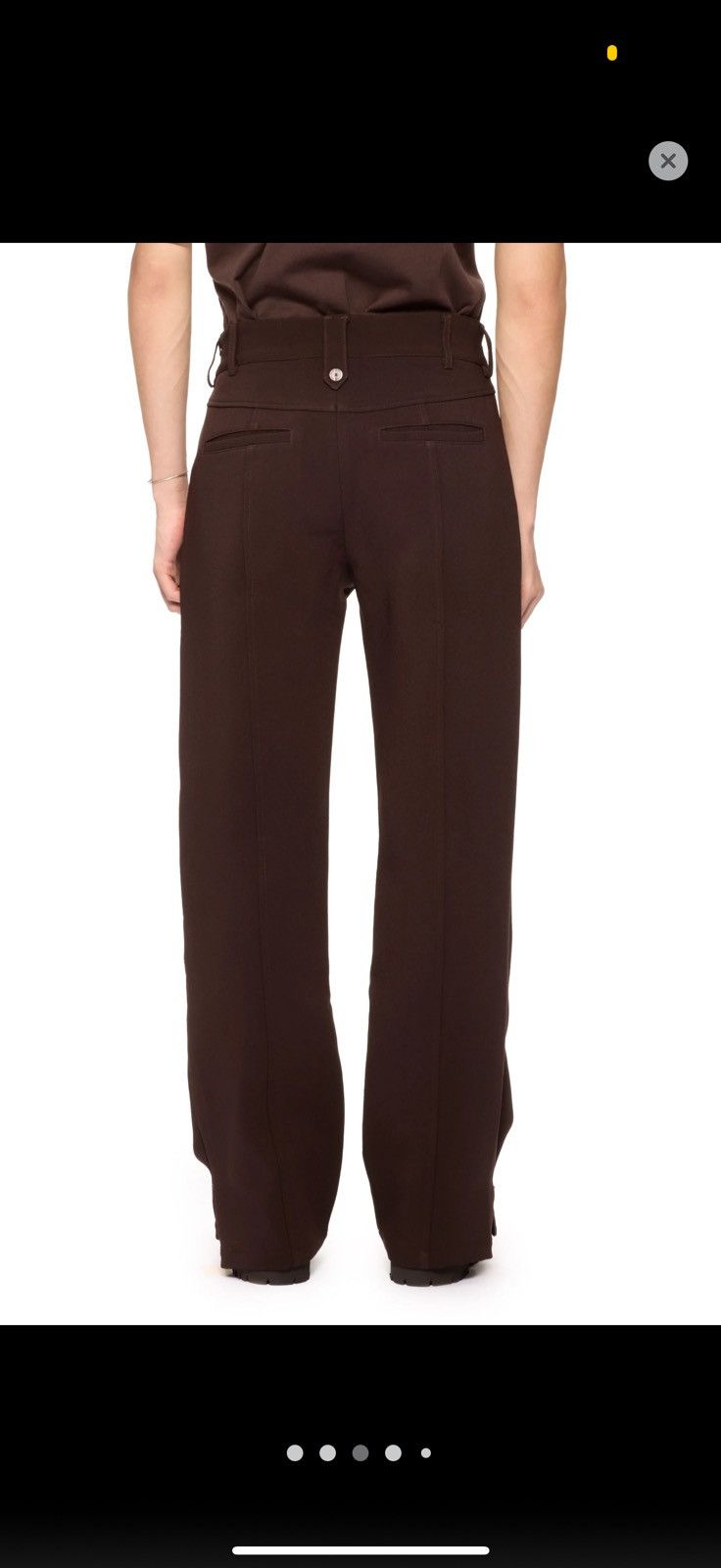 Pieces Uniques XL PIÈCES UNIQUES LE PANTALON EMIN ZIPPED PANTS Brown Zara Size US 34 / EU 50 - 6 Thumbnail