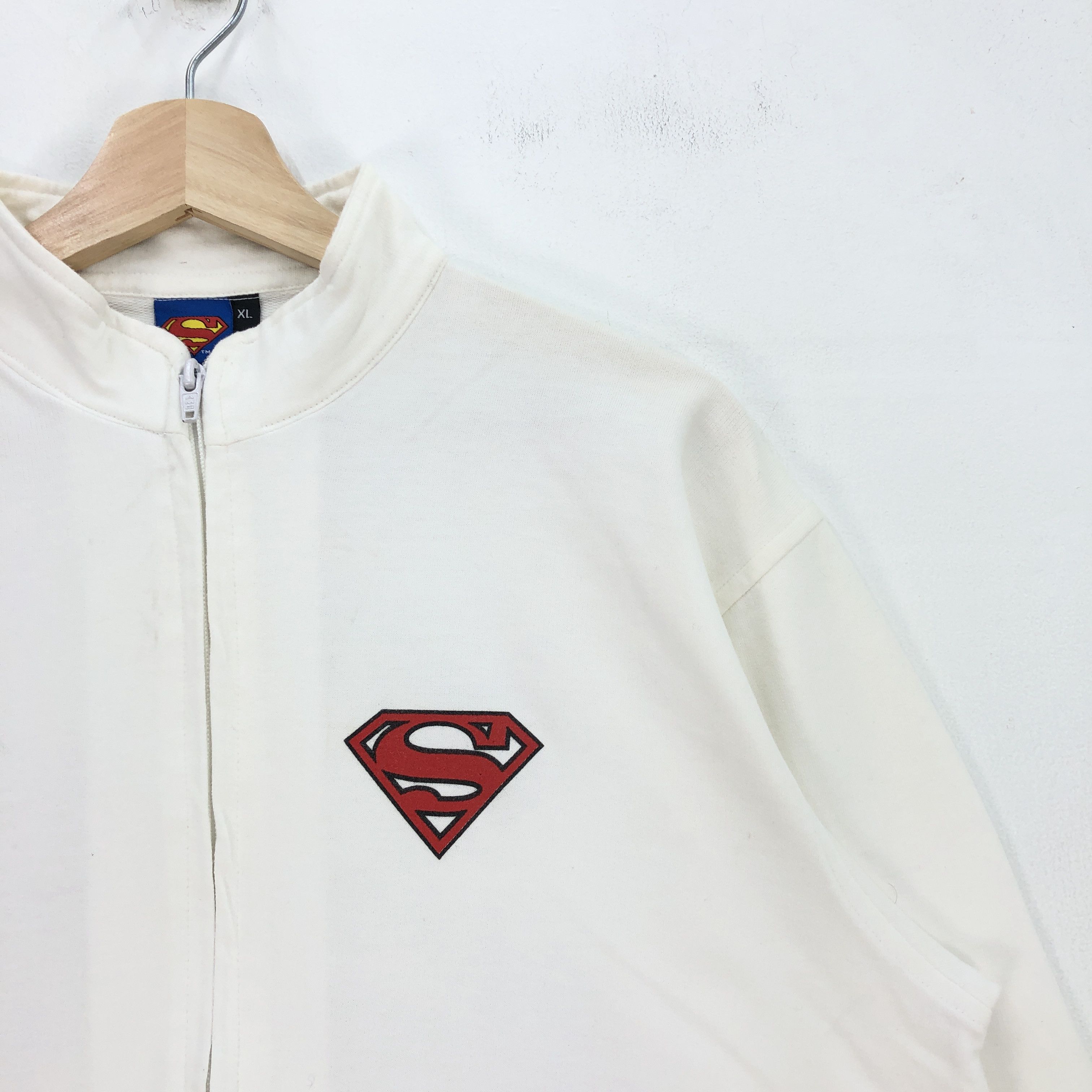 Cartoon Network Vintage Superman Zipper Sweater Cartoon Anime Sweatshirt Size US M / EU 48-50 / 2 - 4 Thumbnail