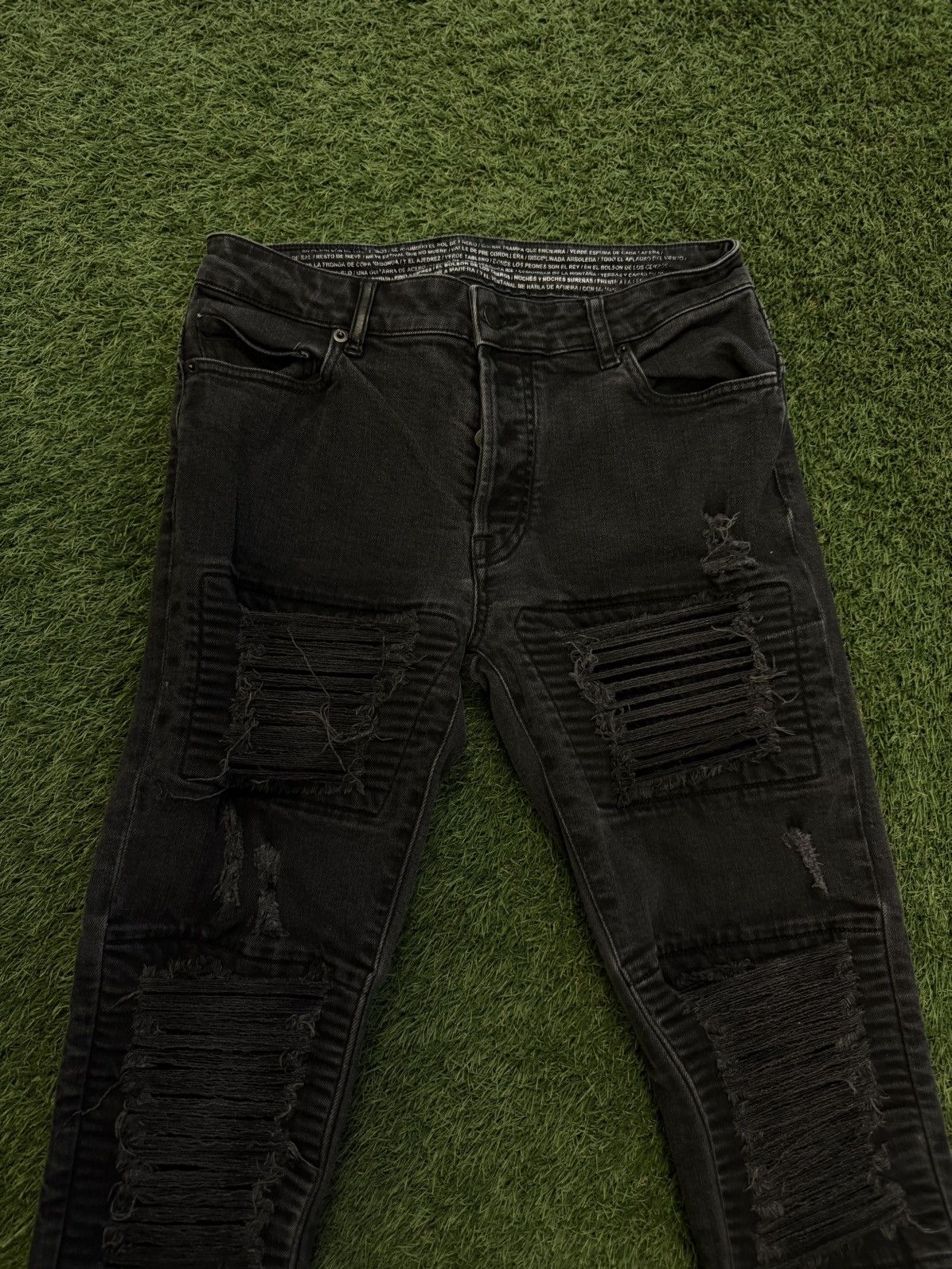 Marcelo Burlon Marcelo Burlon Black Jeans Size 32 Good Condition Size US 32 / EU 48 - 4 Thumbnail