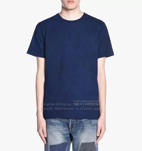 Blue Blue Japan Blue Blue Japan Indigo Handmade Short Sleeve T. Size US S / EU 44-46 / 1 - 6 Thumbnail