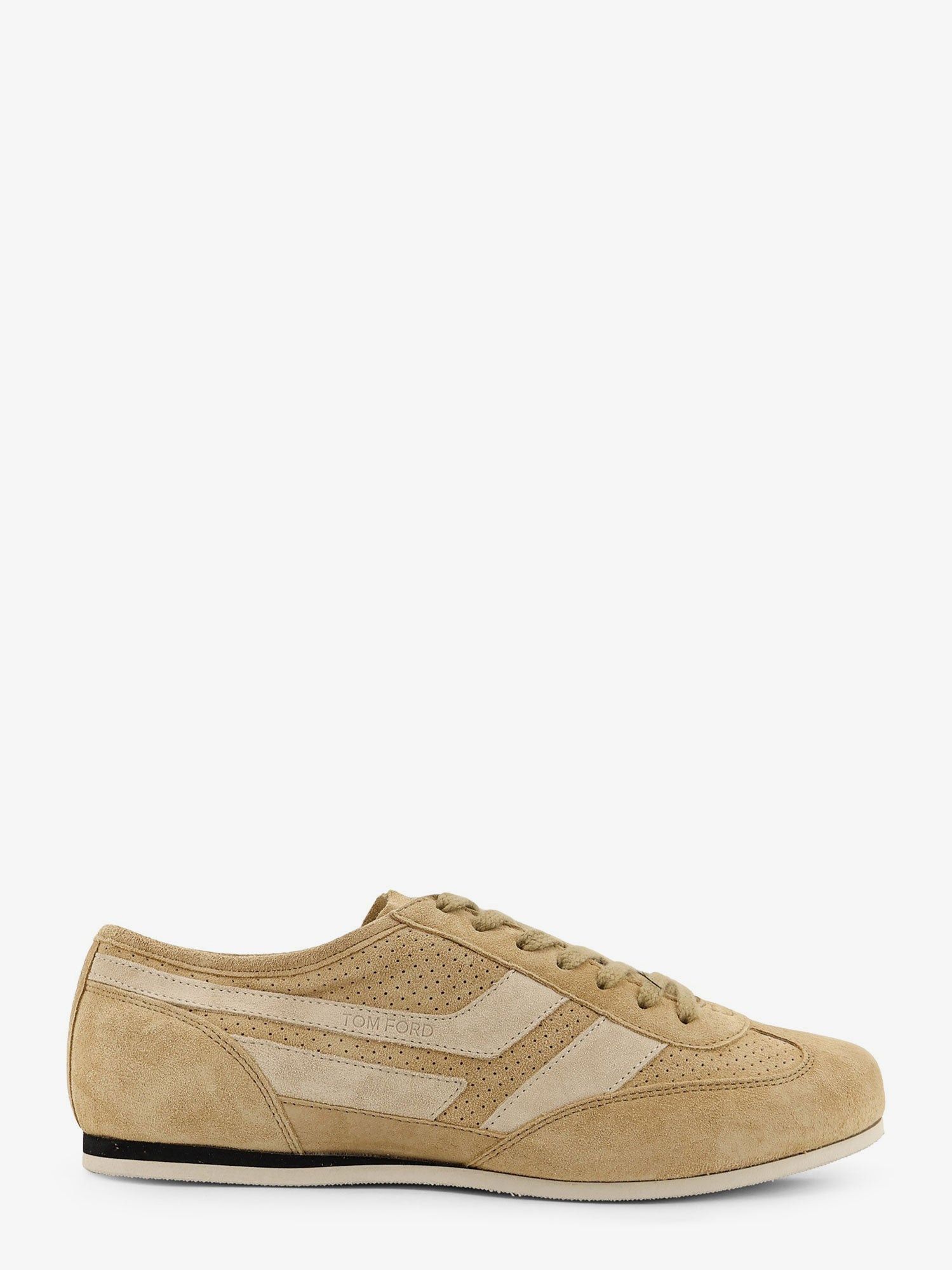 Tom Ford Brook Suede Sneakers With Engraved Logo On The Side Size US 11 / EU 44 - 1 Thumbnail