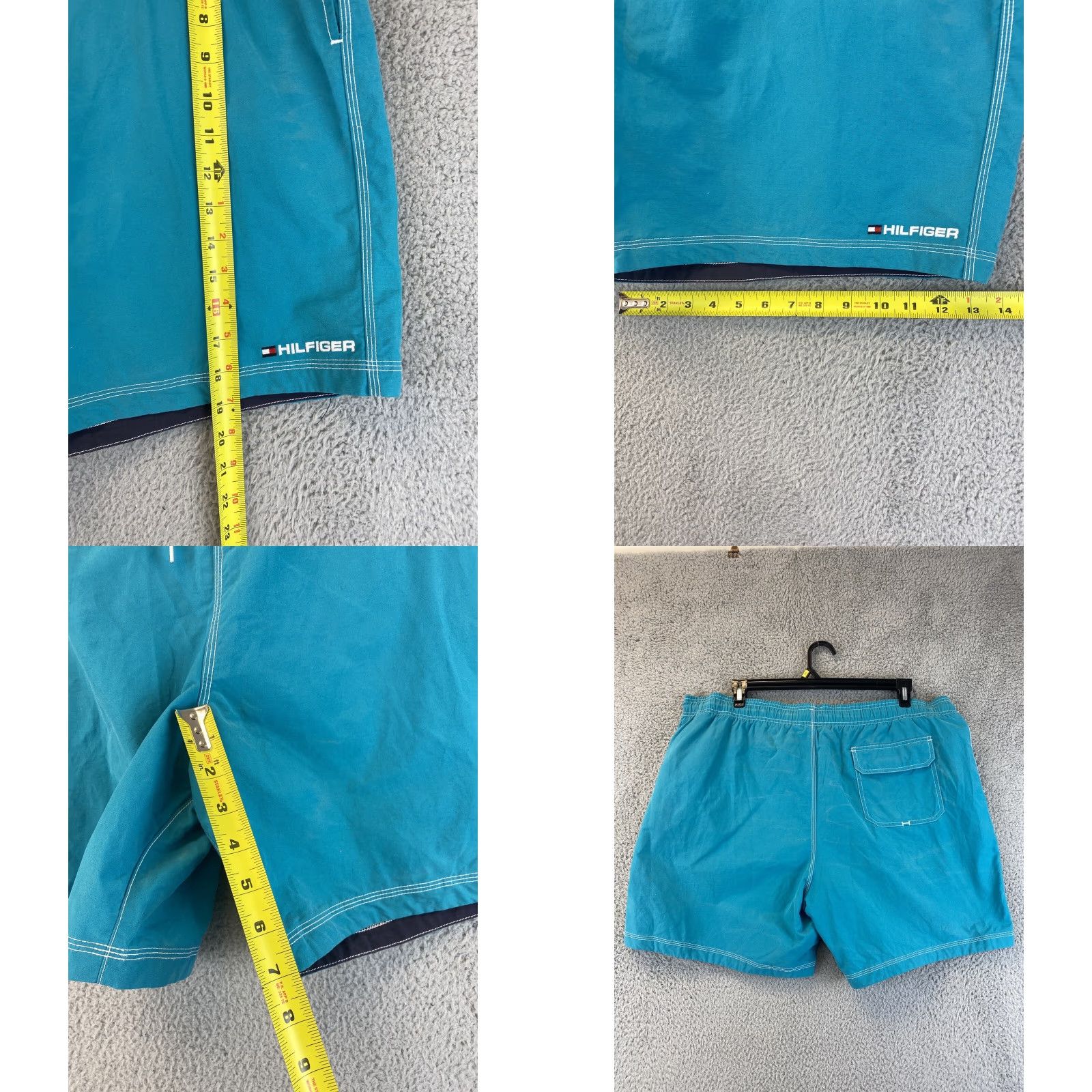 Tommy Hilfiger Tommy Hilfiger SZ XXL Mens Mint Green Khaki Casual Shorts Classic Fit 58-21 Regular Size 40 Green Chino Surf Sorts / 58-21 Size US 40 / EU 56 - 8 Thumbnail