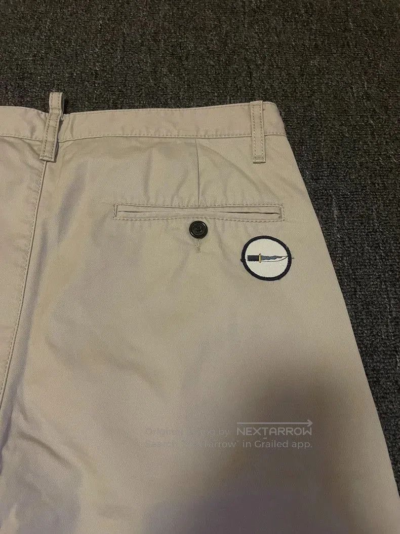 Dsquared2 Dsquared2 Khaki Casual Pants with Patches. Size US 34 / EU 50 - 4 Thumbnail