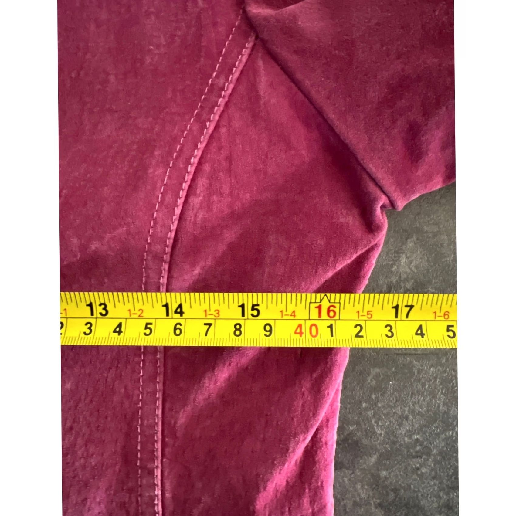 Olive VINTAGE Live A Little Jacket Pink Leather Button PS XS Womens Jacket Size XS / US 0-2 / IT 36-38 - 5 Thumbnail