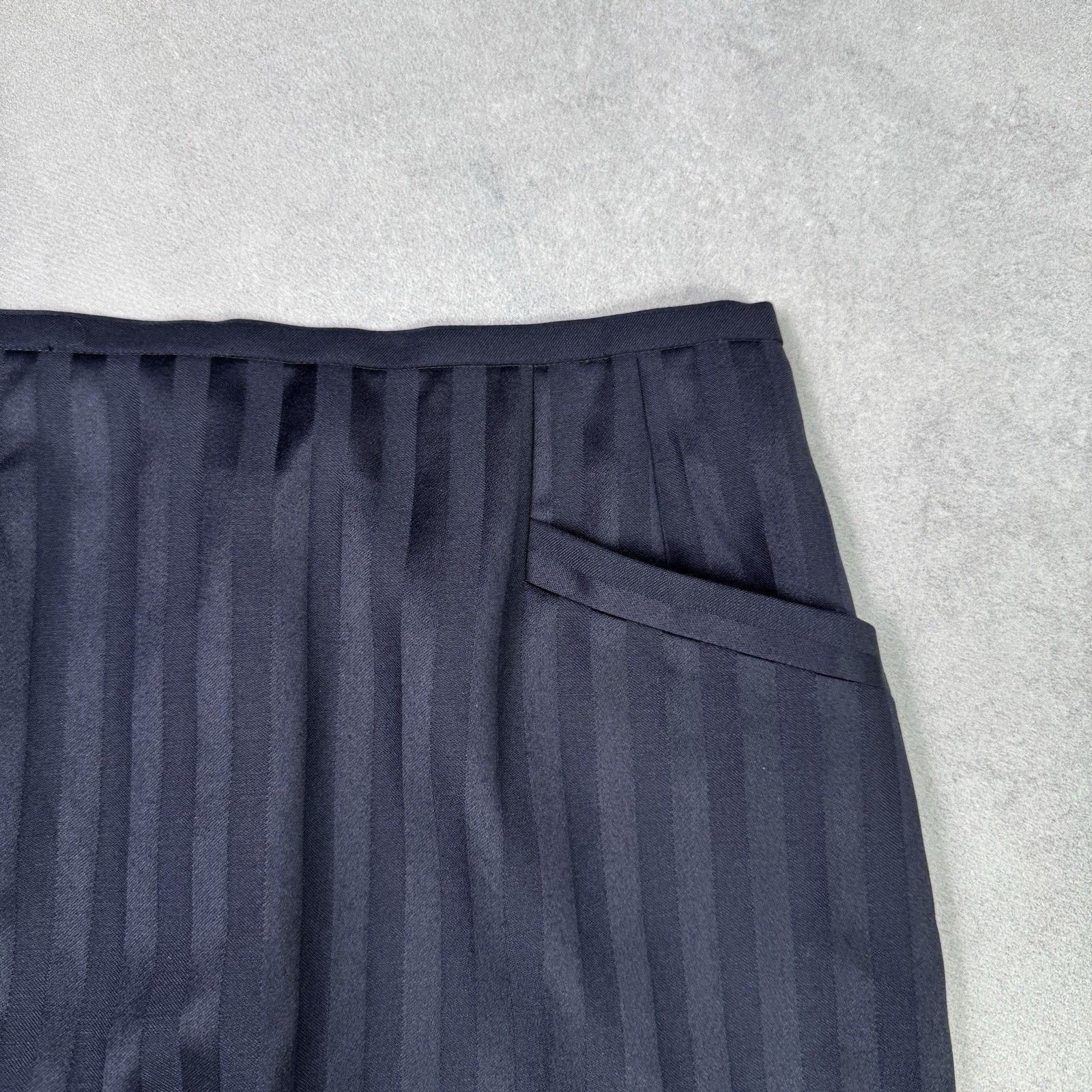 Dior Vintage Christian Dior Coordonnes Short Skirt Blue 46/12 Size 32" / US 10 / IT 46 - 3 Thumbnail