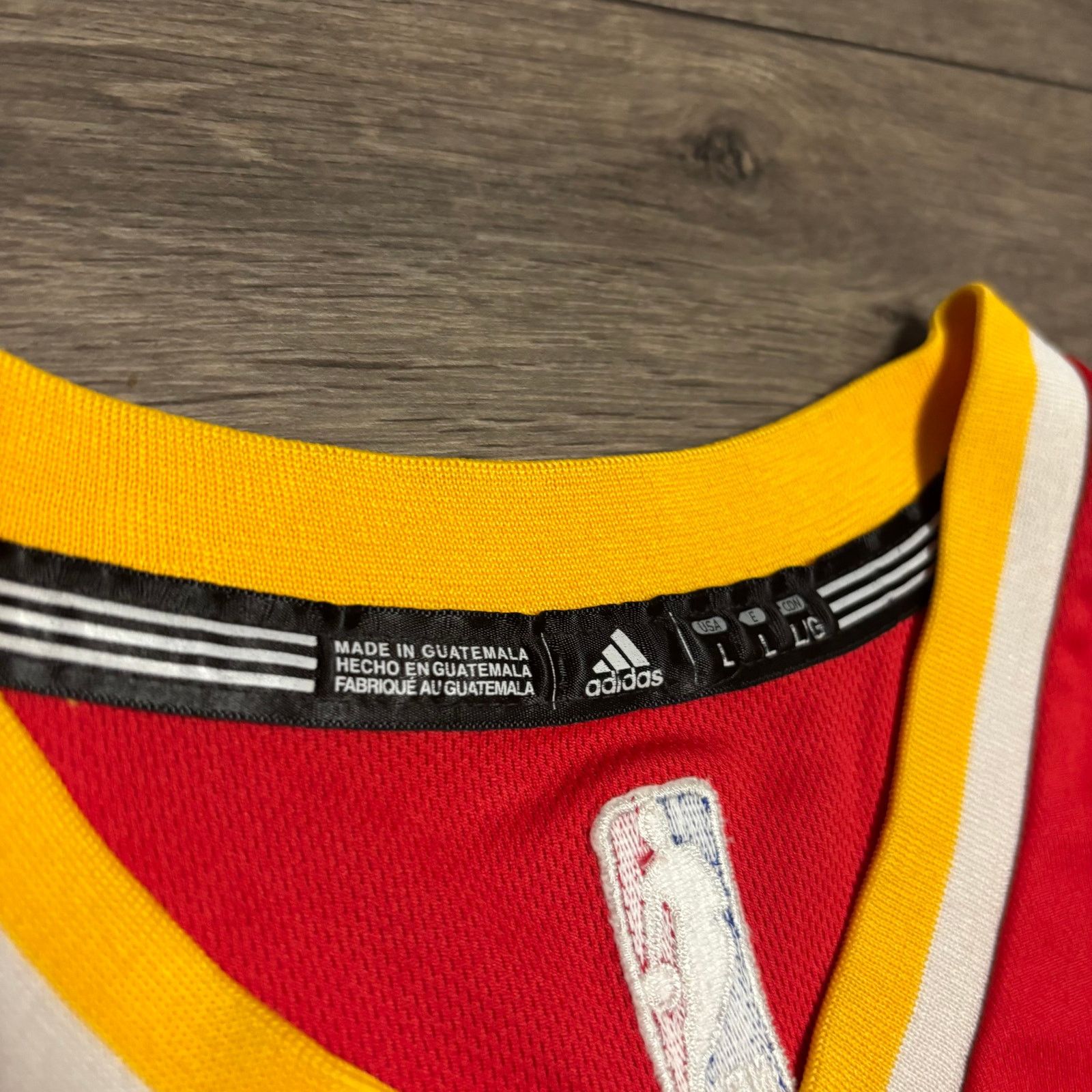 Adidas × NBA Adidas Houston Rockets Clutch City Backetball Jersey Sz L Size US L / EU 52-54 / 3 - 4 Thumbnail