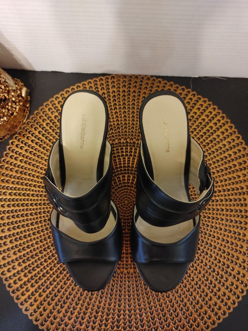 LIZ LISA Liz Claiborne Leather Sandals Size 9M Size US 9 / IT 39 - 3 Thumbnail