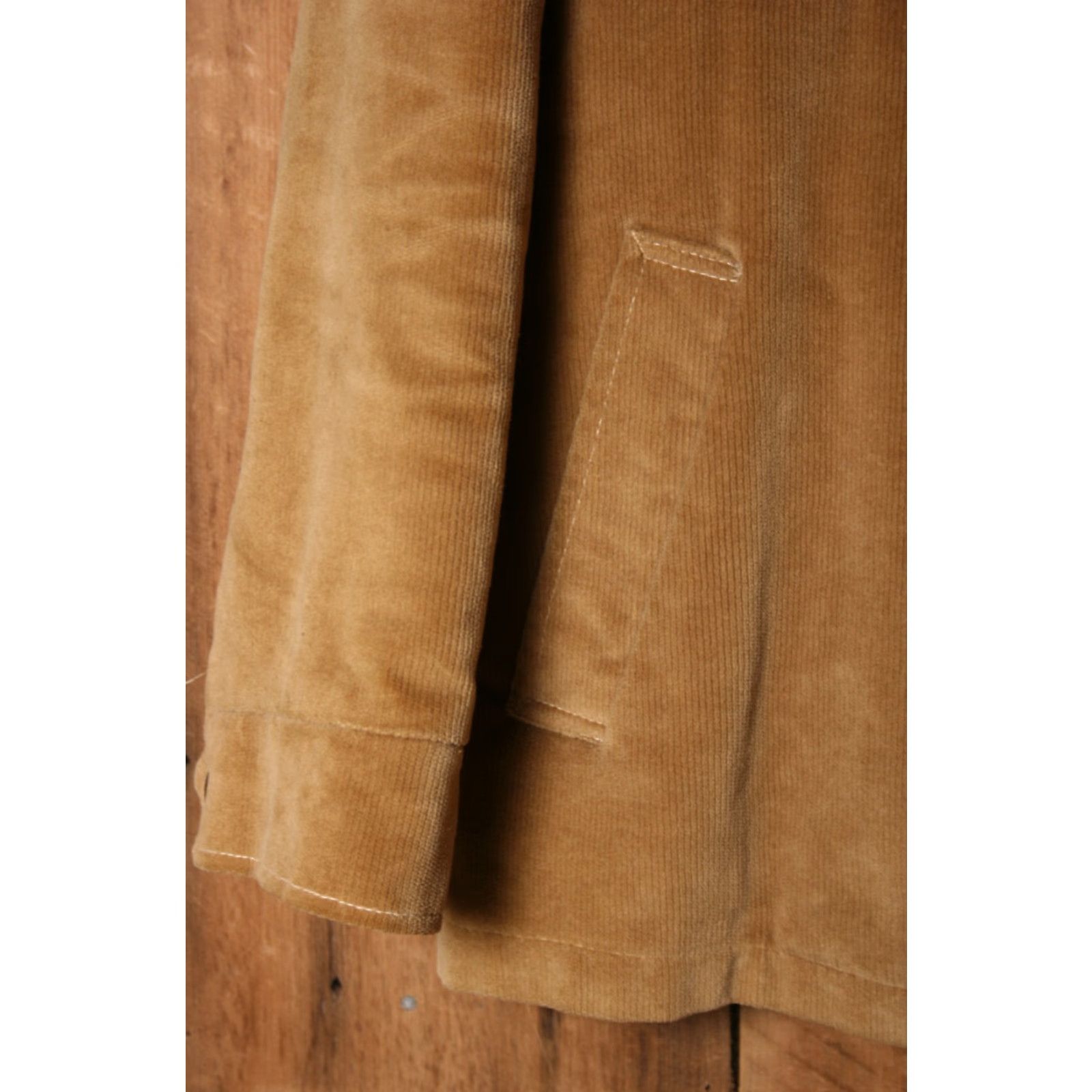 Vintage VINTAGE William Barry Tan Corduroy Sherpa Lined Snap Button Ranch Jacket Sz. 42 Mens Jacket Size US XS / EU 42 / 0 - 4 Thumbnail