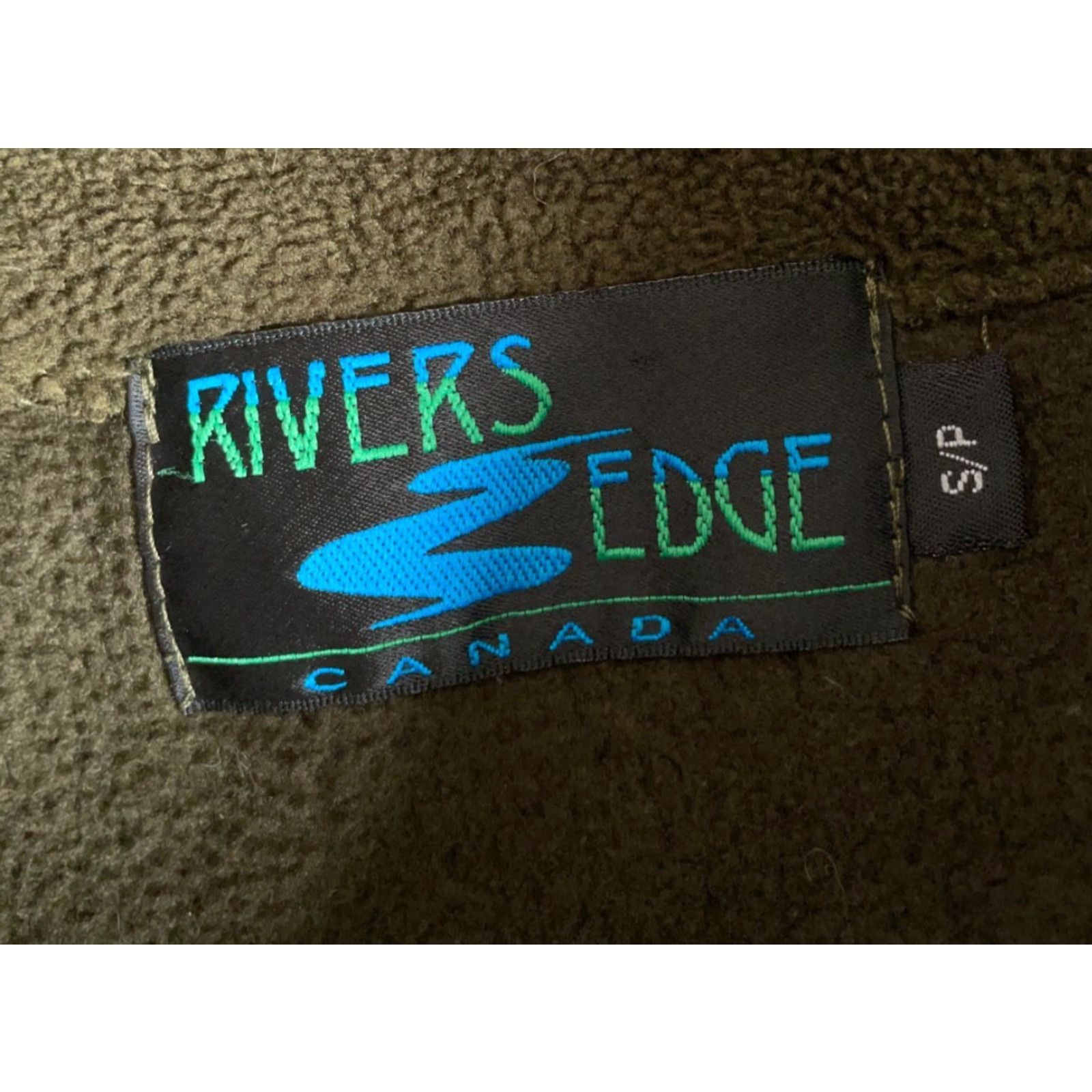 Vintage VINTAGE Rivers Edge Jacket 1/4 Zip Fleece Men’s Small Green Coogi Sweater Style Sleeve Panels Mens Jacket Size US S / EU 44-46 / 1 - 3 Thumbnail