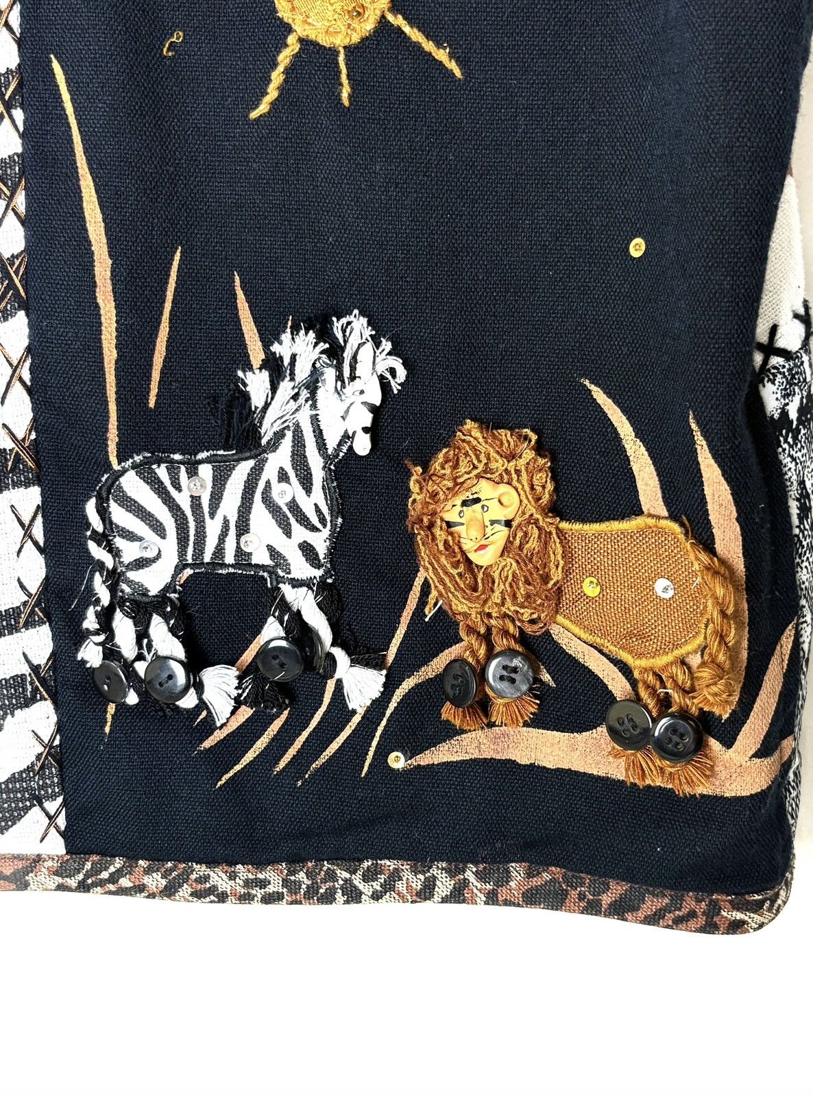 Japanese Brand Crystal Handwoven Clay Animal Vest Size US S / EU 44-46 / 1 - 9 Thumbnail