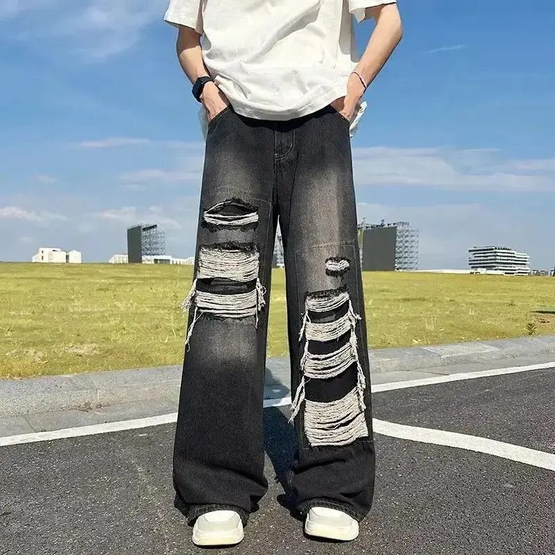 Japanese Brand Denim Pants Man Jeans Trousers Streetwear Work Wear Size US 32 / EU 48 - 4 Thumbnail