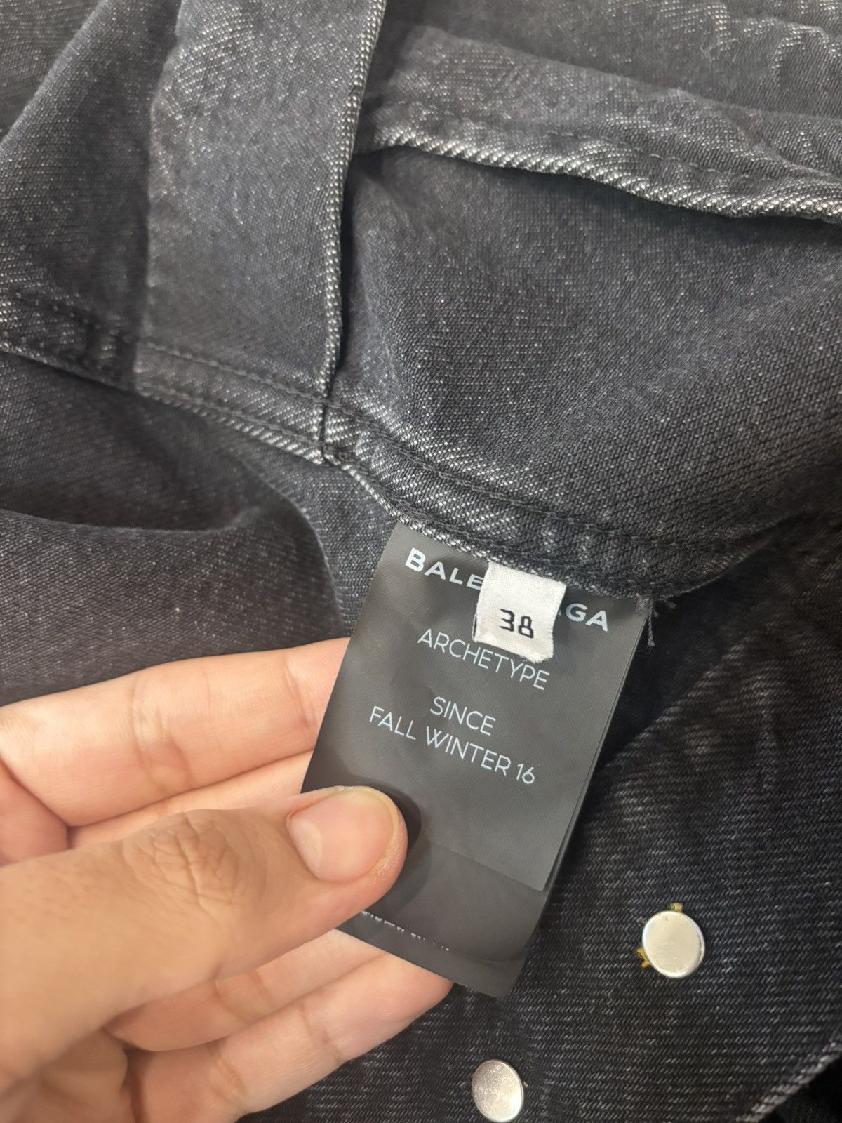 Balenciaga Balenciaga Relaxed Denim Jacket Size XS / US 0-2 / IT 36-38 - 13 Thumbnail