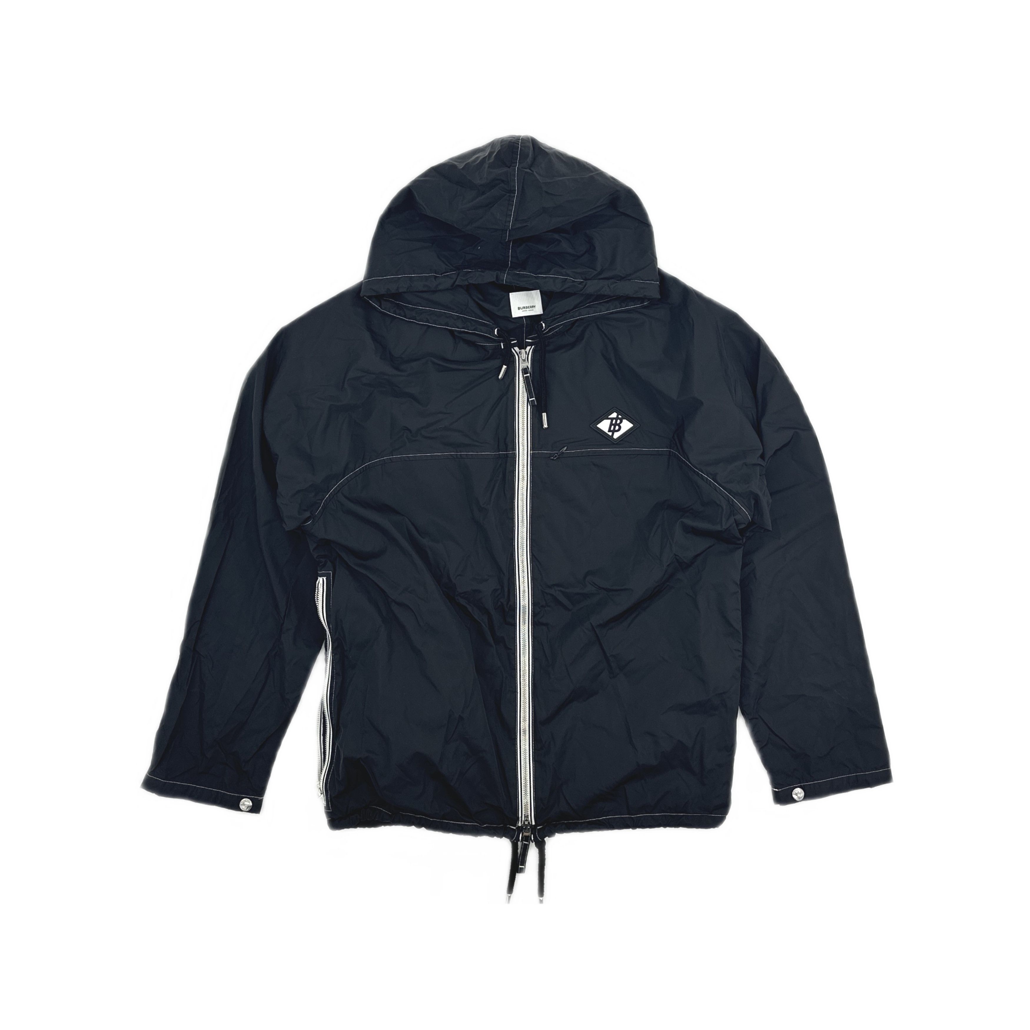 Burberry Burberry Logo Patch Hooded Light Jacket Size S Size US S / EU 44-46 / 1 - 1 Thumbnail