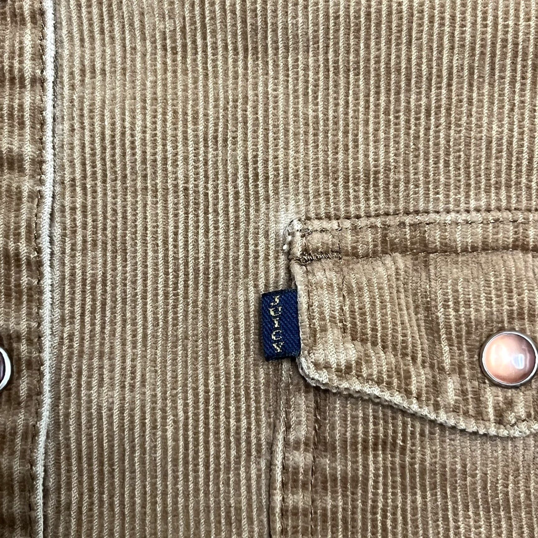 Juicy Couture VINTAGE Juicy Couture Jacket Womens S Corduroy Brown Beige 90s Crop Caramel United States Size S / US 4 / IT 40 - 7 Thumbnail