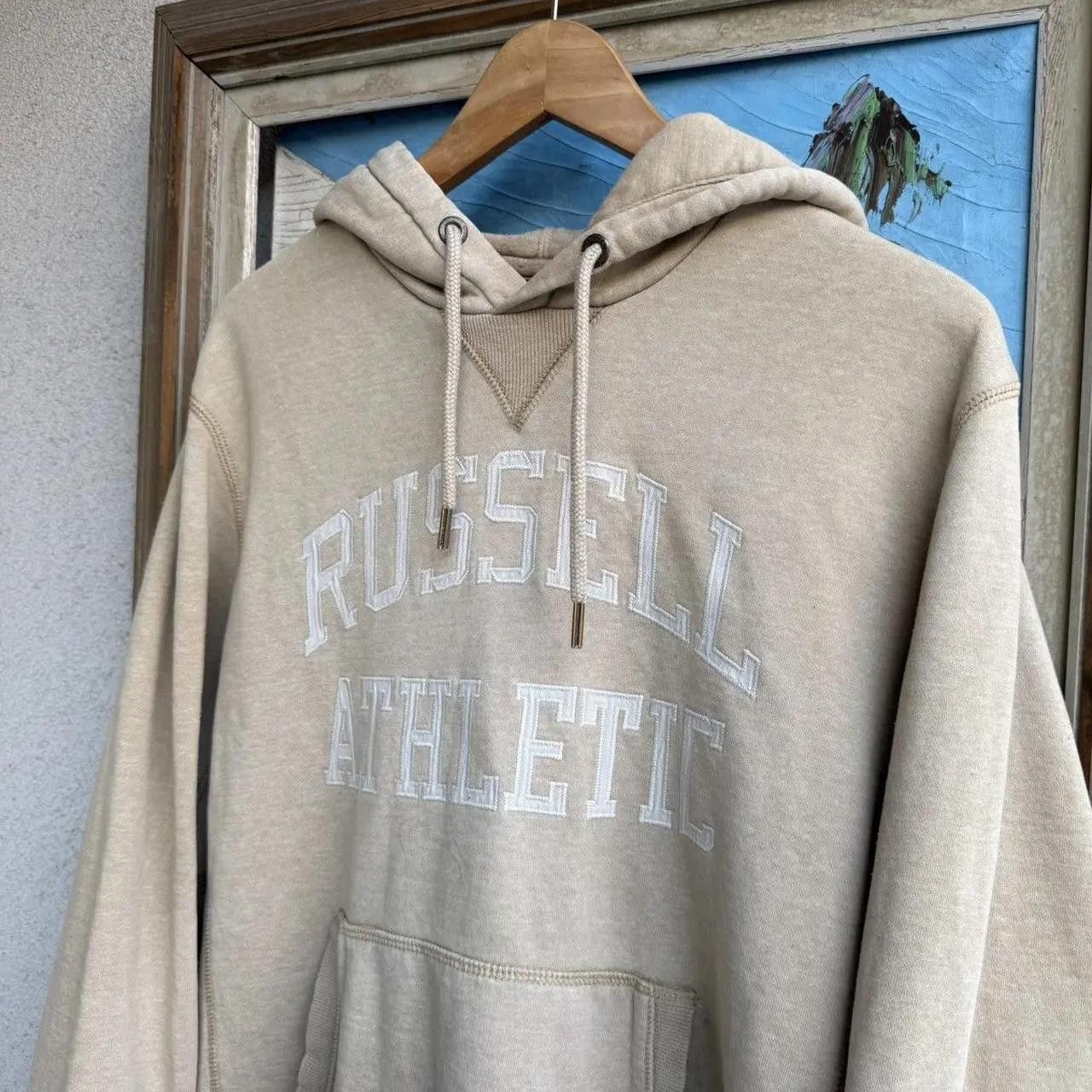 Russell Athletic 90s Boxy Russell Athletic Sweatshirt Beige Hoodie Oversize Size US M / EU 48-50 / 2 - 5 Thumbnail