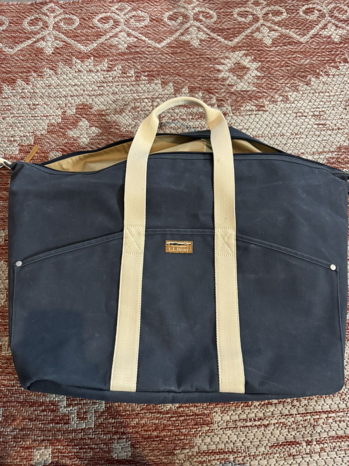 L.L. Bean XXLARGE LLBEAN bag navy vintage rare ikea size Size ONE SIZE - 1 Thumbnail