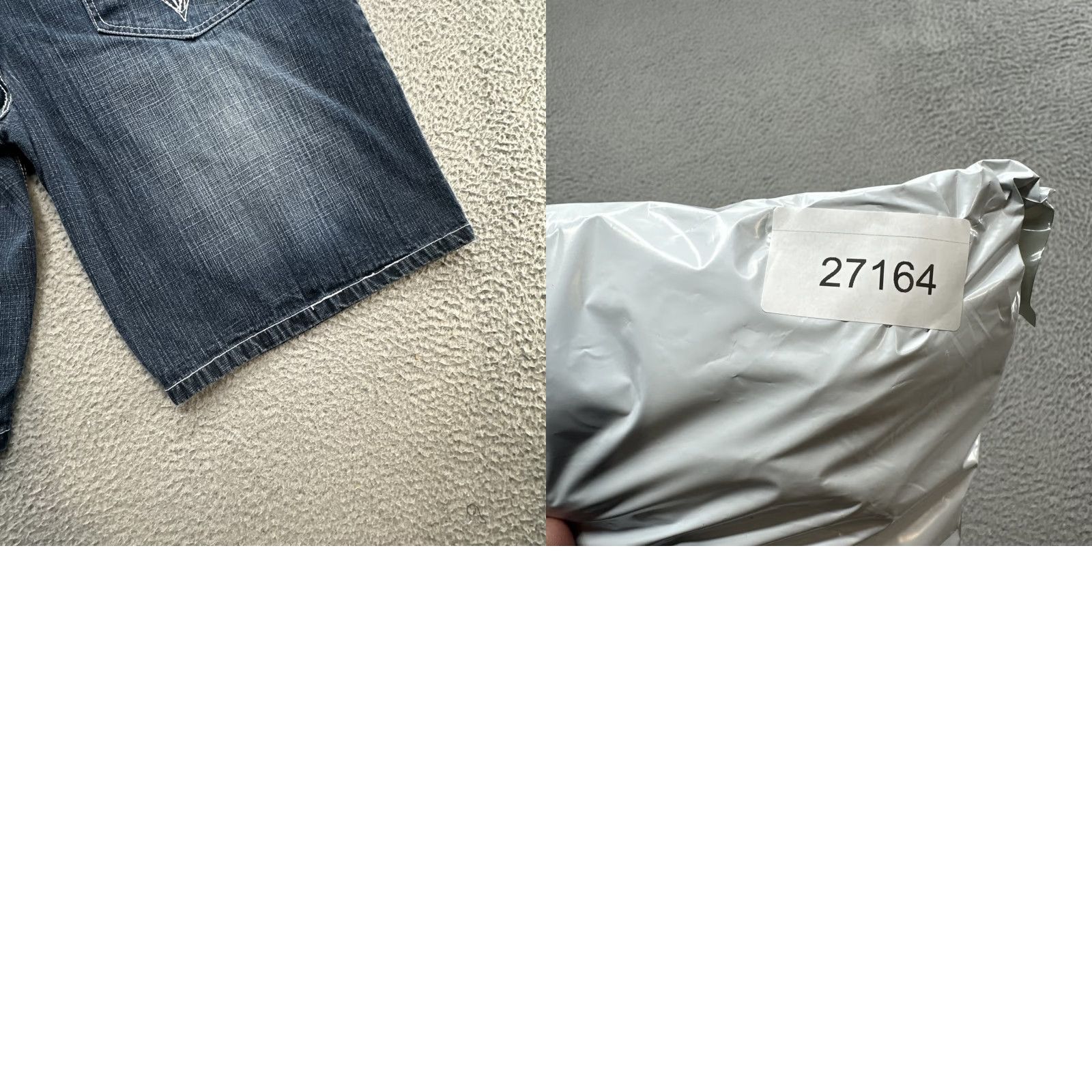 Southpole VTG Southpole Shorts Mens 42 DarkWash Blue Denim Baggy 90s Jorts Bermuda Size US 42 / EU 58 - 10 Thumbnail
