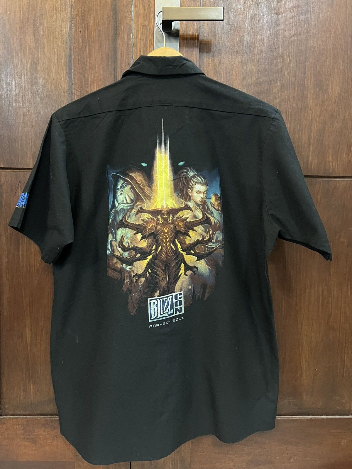 Vintage Jinx Blizzard Entertainment Noc Anaheim 2011 WorkShirts Size US L / EU 52-54 / 3 - 1 Thumbnail