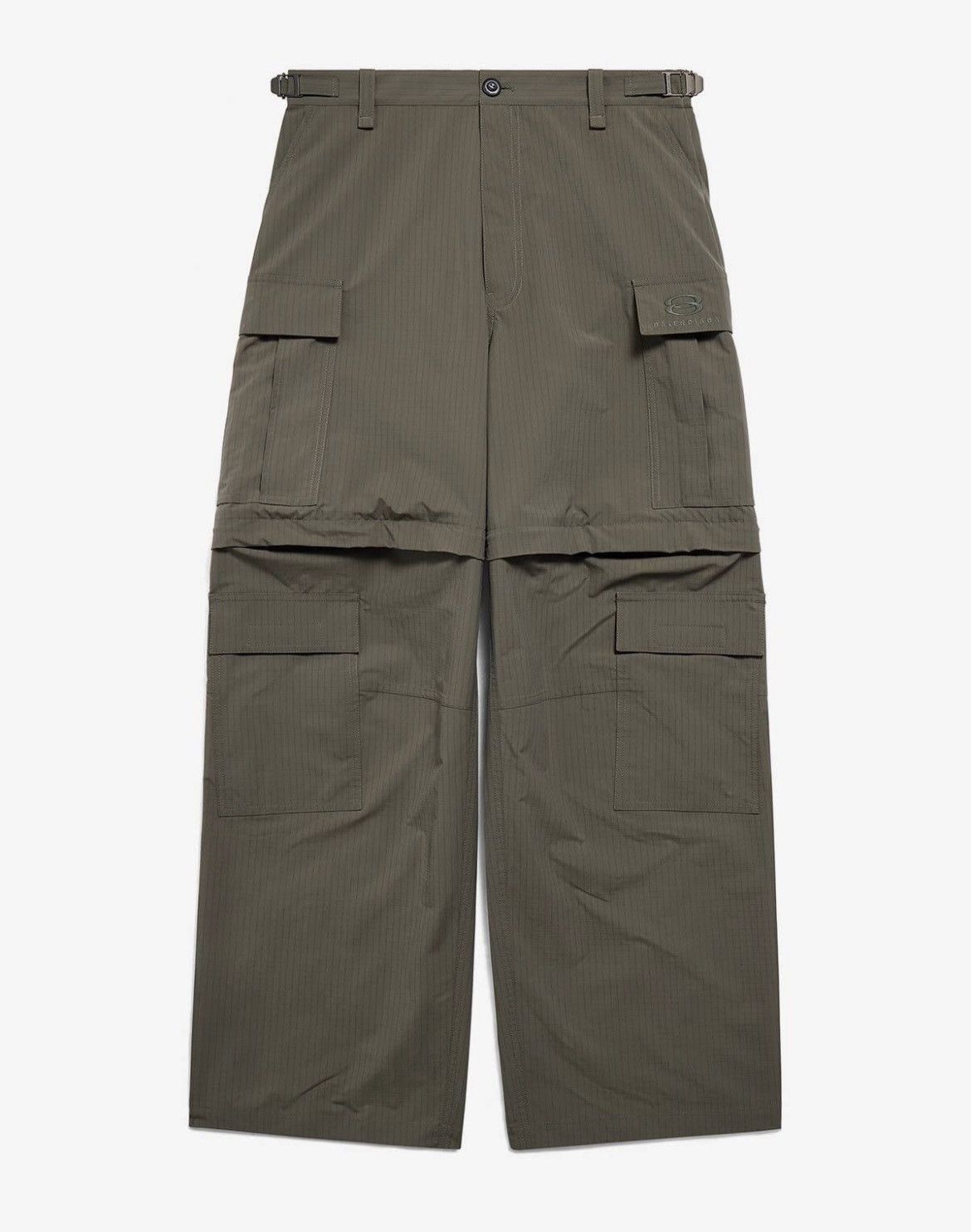 Balenciaga - Green Unity Sports Icon Light Cargo Trousers Size US 30 / EU 46 - 1 Thumbnail
