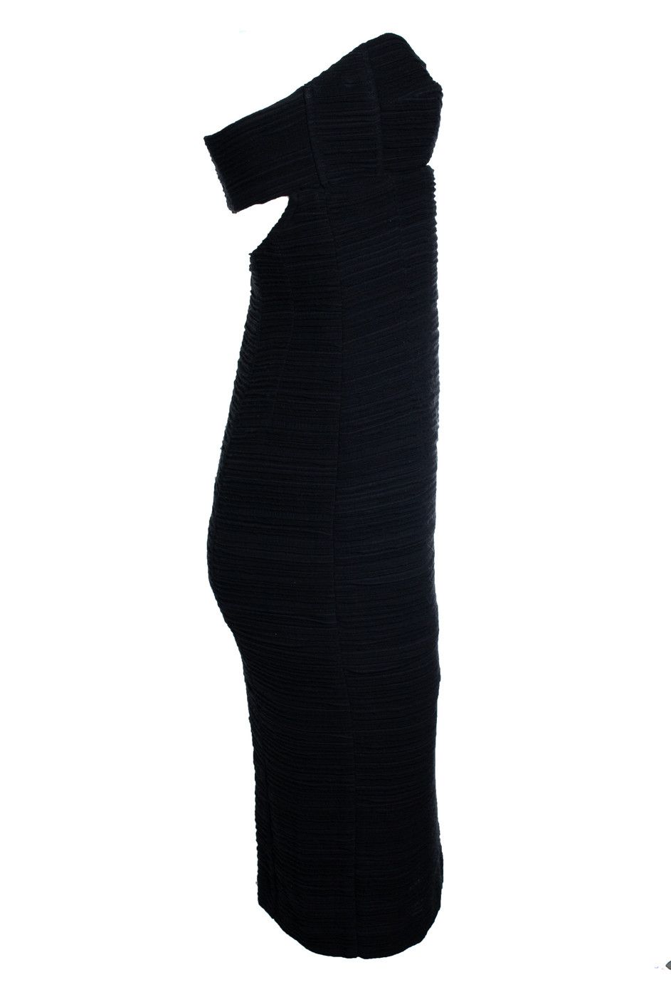 Nanette Lepore Nanette lepore, Strapless ribbed black dress Size XS / US 0-2 / IT 36-38 - 3 Thumbnail
