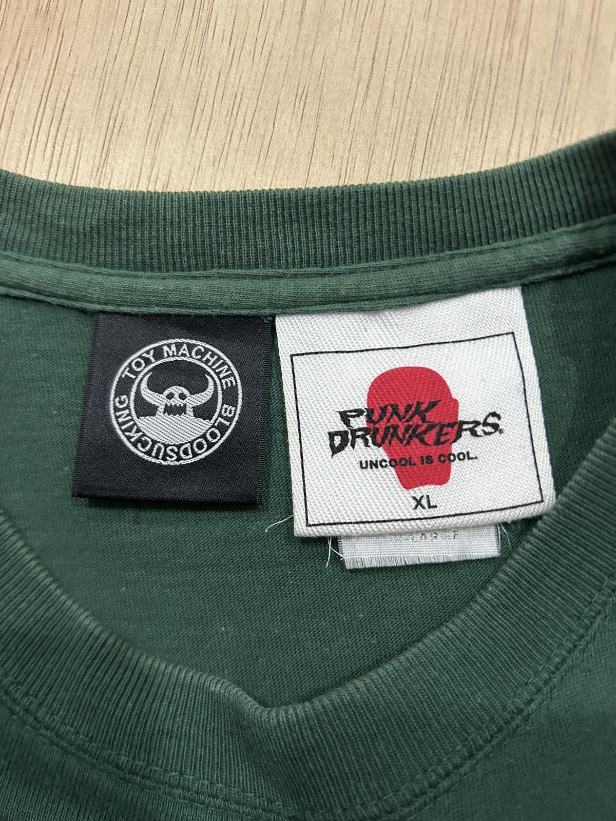 Toy Machine Toy Machine Skateboard x Punk Drunkers Clothing Japan Tee Size US L / EU 52-54 / 3 - 8 Thumbnail
