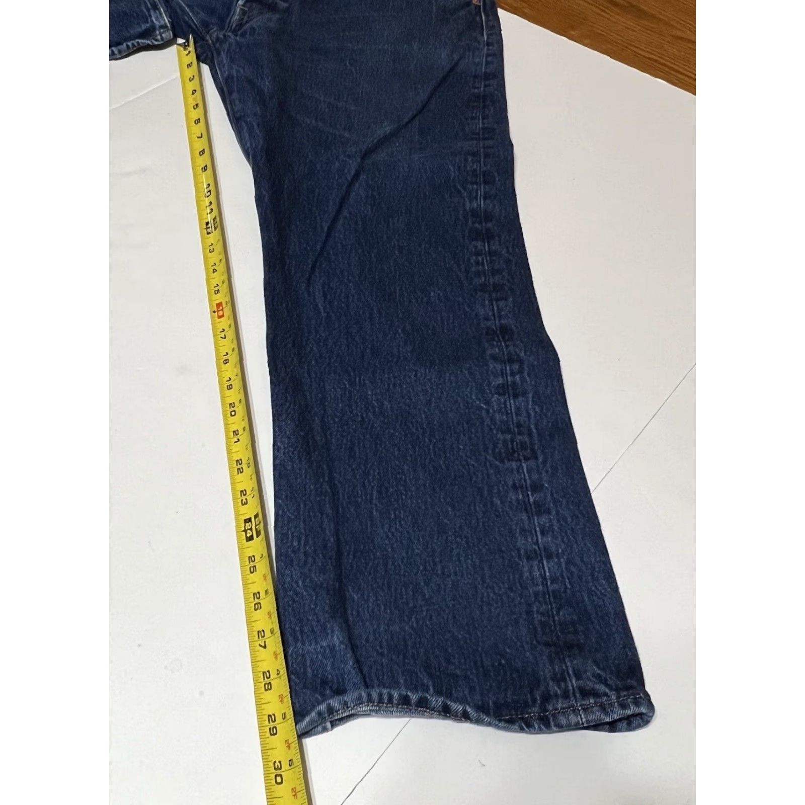 Levi's VINTAGE Levi's 501 Jeans Mens Regular Straight Distressed Blue Denim 42x32 42x29 Button Fly 501 Model Jeans Mens Size US 42 / EU 58 - 5 Thumbnail