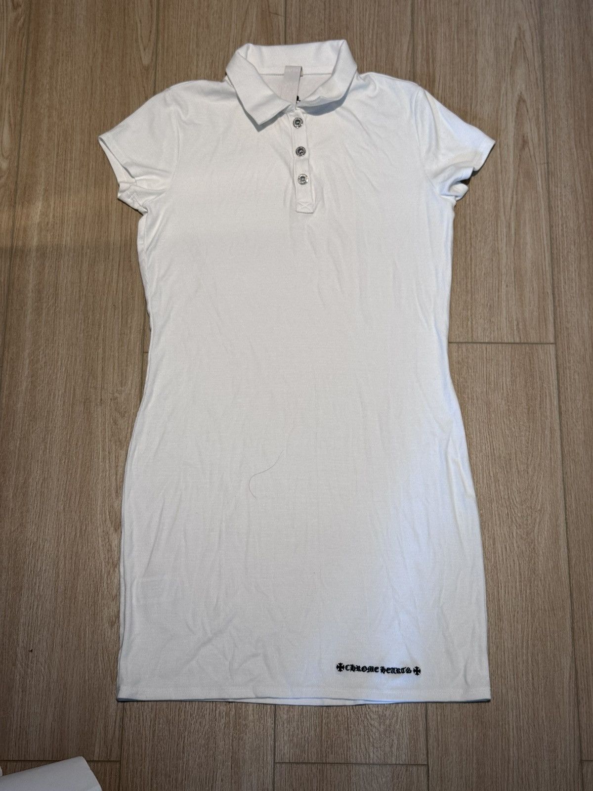 Chrome Hearts Chrome Hearts Dress Polo Dagger Embroidered Size L / US 10 / IT 46 - 1 Thumbnail