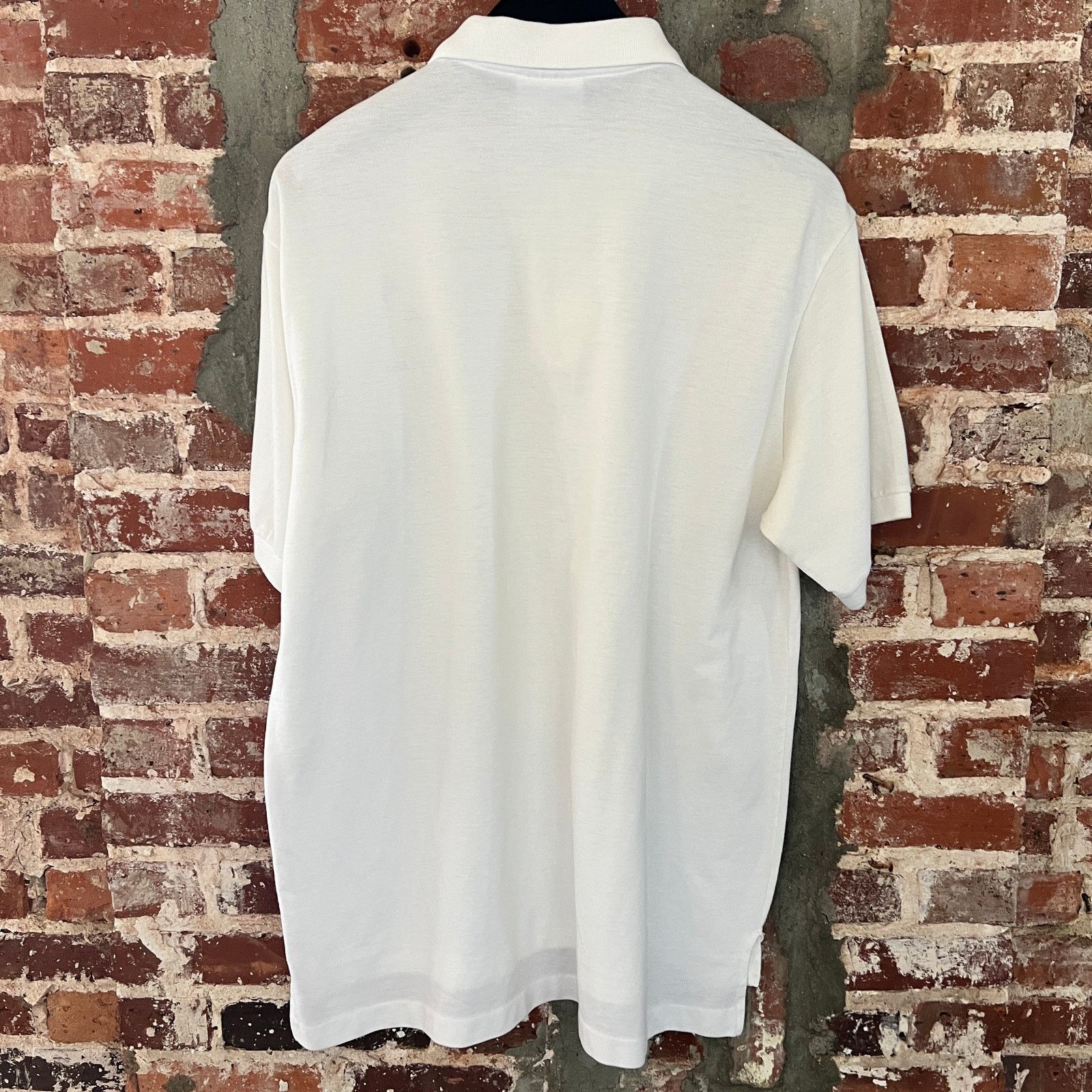 Hanes VTG Crazy Horse Open at Disney Mens White Golf Polo Shirt XL Size US XL / EU 56 / 4 - 5 Thumbnail
