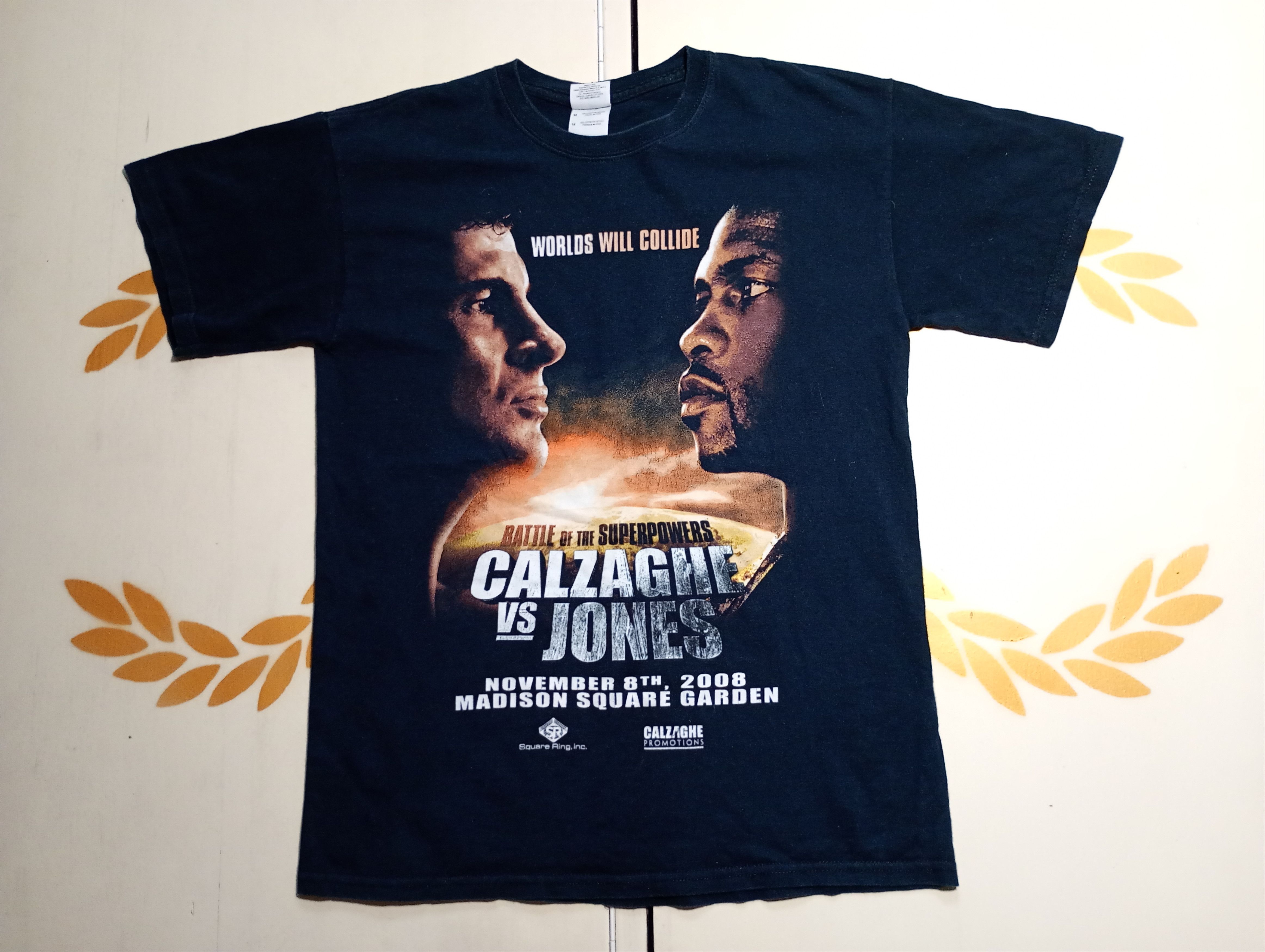 Gildan × Vintage Gildan Calzaghe vs Jones November 8th 2008 T-Shirt Size US M / EU 48-50 / 2 - 1 Thumbnail